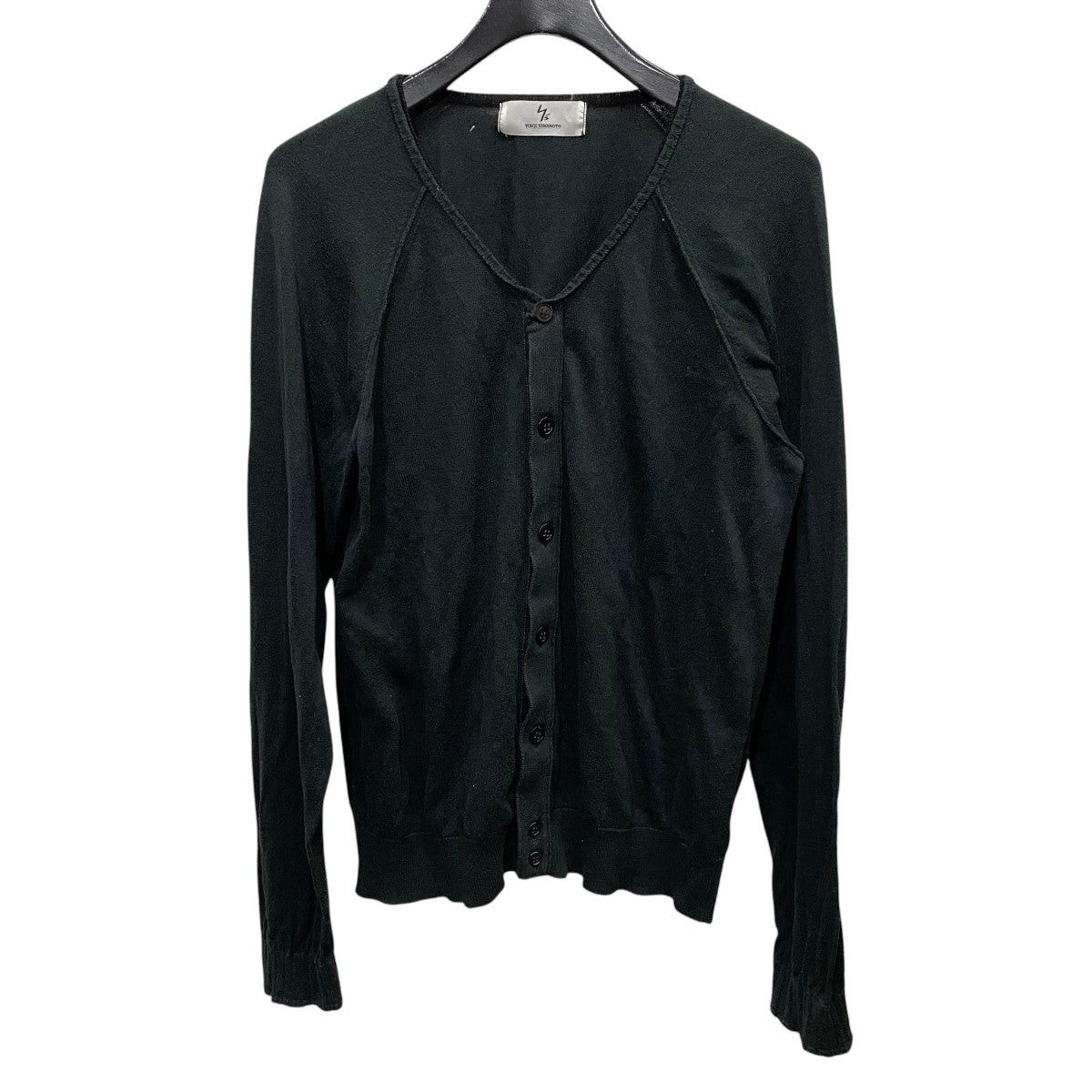 Yohji Yamamoto Cotton Raglan Knit Cardigan Size US L / EU 52-54 / 3 - 1 Thumbnail