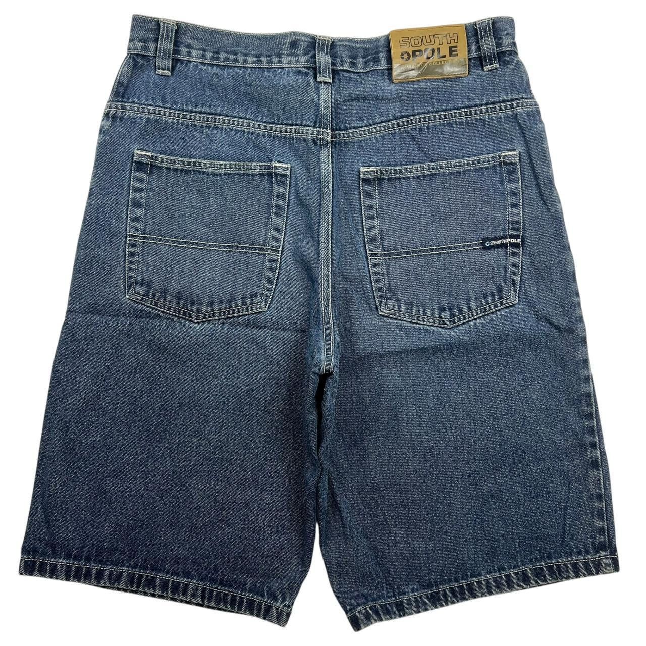 Southpole Vintage Southpole Denim Embroidered Shorts / Jorts Waist 36 Size US 36 / EU 52 - 1 Thumbnail
