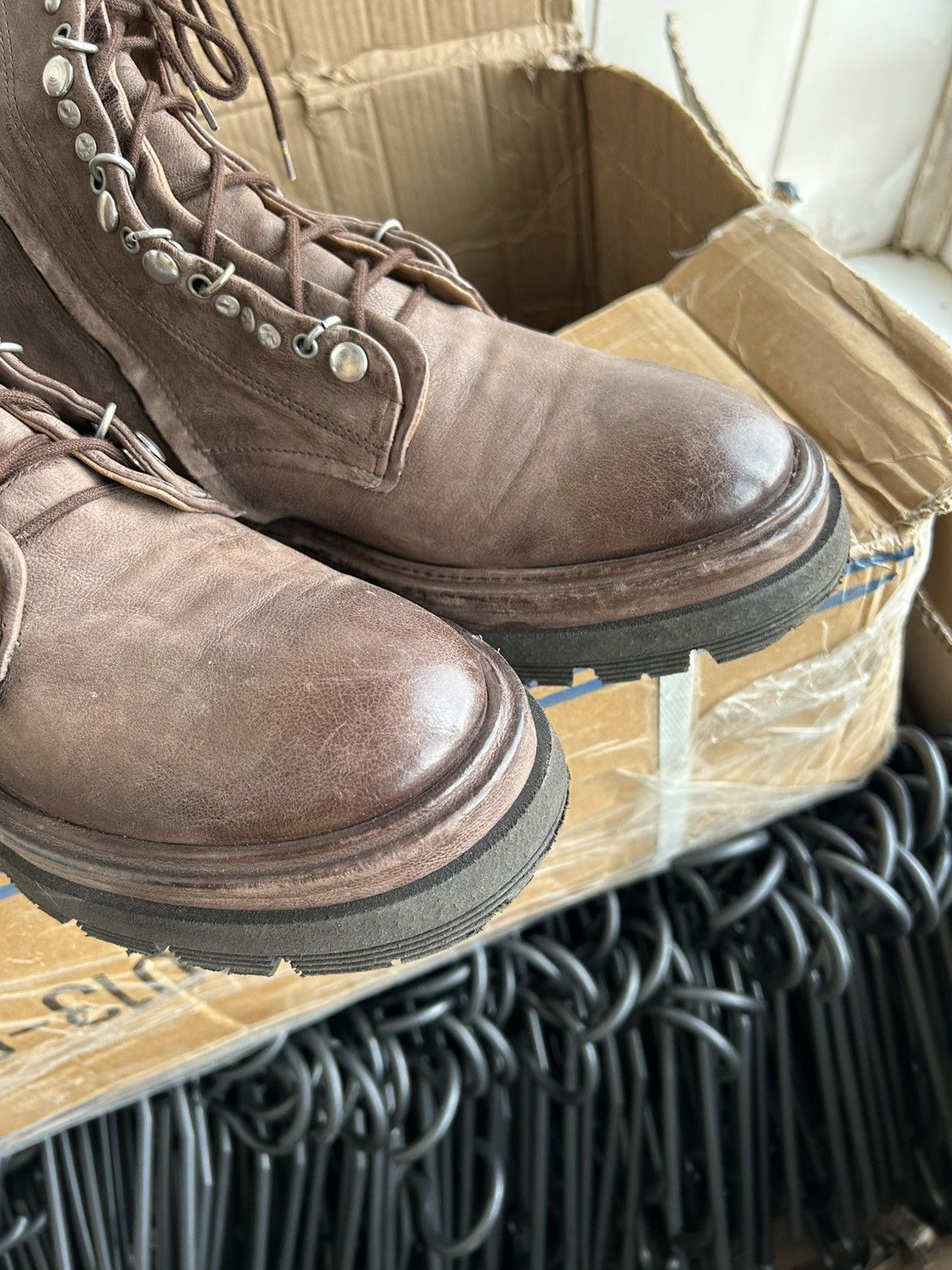 A.S.98 Vintage A.S.98 Avantgarde Style Ankle Leather Boots Size 40 Size US 10 / IT 40 - 5 Thumbnail