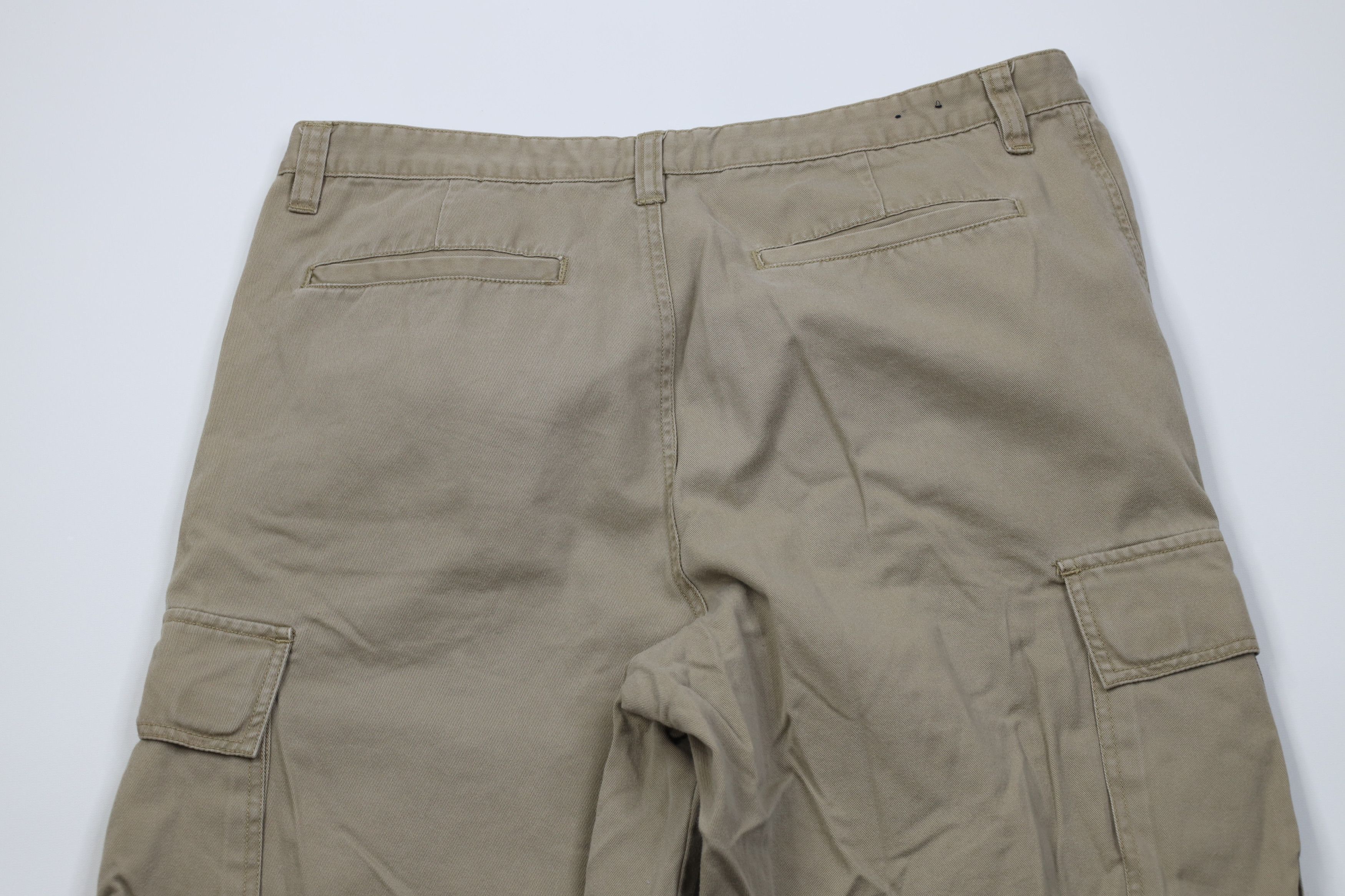 Aeropostale Vintage 90s Y2K Aeropostale Baggy Wide Leg Cargo Pants Beige Size US 36 / EU 52 - 12 Thumbnail