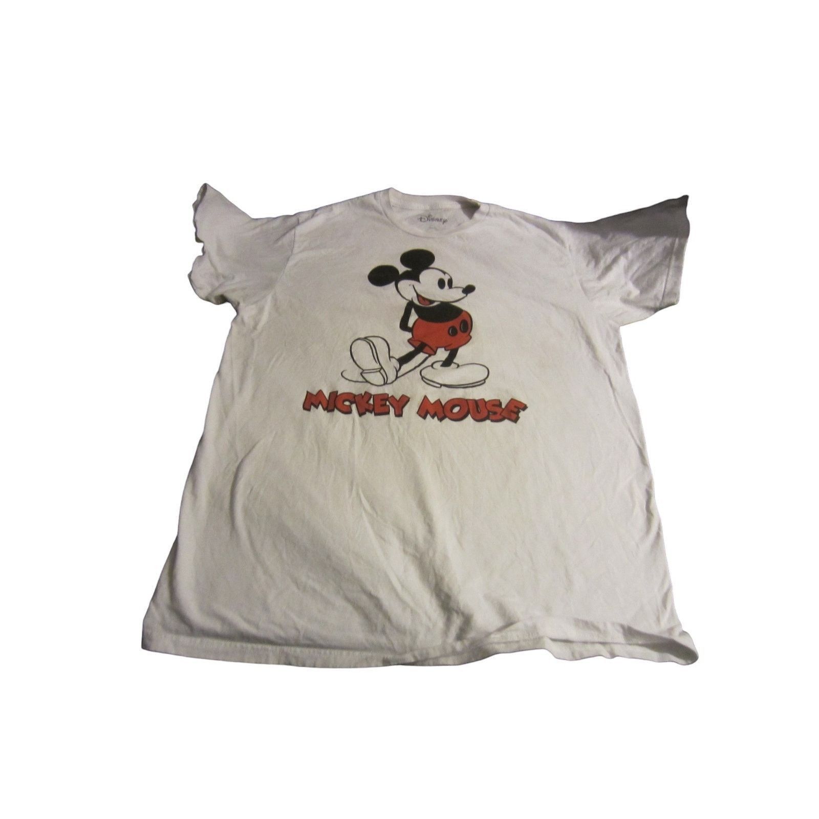 Disney Vintage Y2K Disney Mickey Mouse Graphic T-Shirt White Tee XL Size XL / US 12-14 / IT 48-50 - 3 Thumbnail
