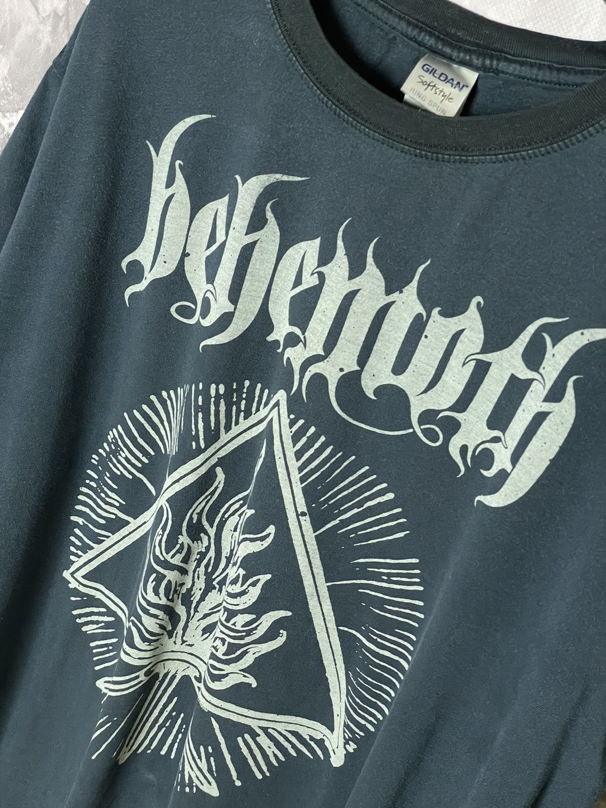 Band Tees × Vintage 90s behemoth full graphic metal band tour black T-shirt Size US XL / EU 56 / 4 - 7 Thumbnail
