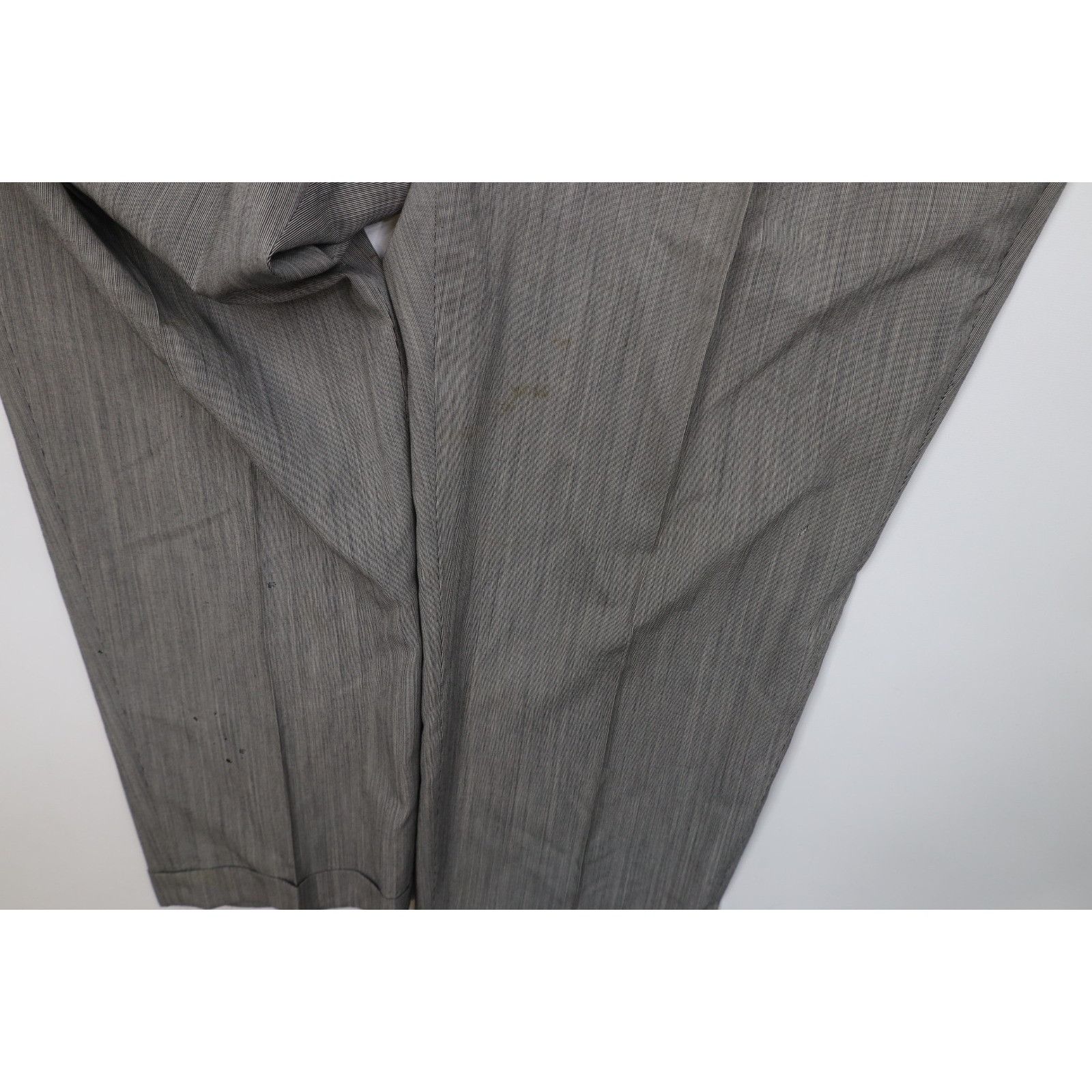 Vintage Vintage Streetwear Thrashed 3 Piece Suit Wedding Size 48R - 17 Thumbnail