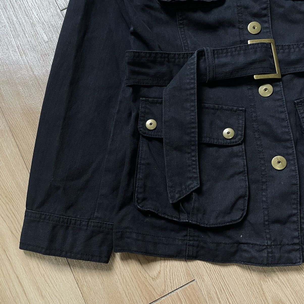 Le Grande Bleu (L.G.B.) BONO DENIM MULTIPOCKET GOTHIC PUNK RICK OWEN INSPIRED JACKET Size US XS / EU 42 / 0 - 5 Thumbnail