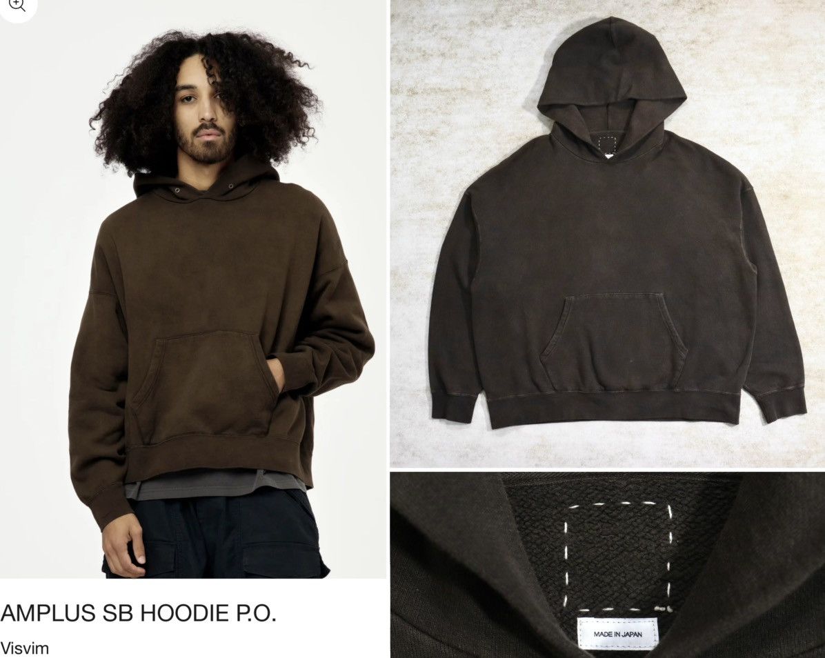 Visvim Visvim 22aw Amplus SB Hoodie P.O.（N.D.）Dk.Mud Size US XL / EU 56 / 4 - 1 Thumbnail