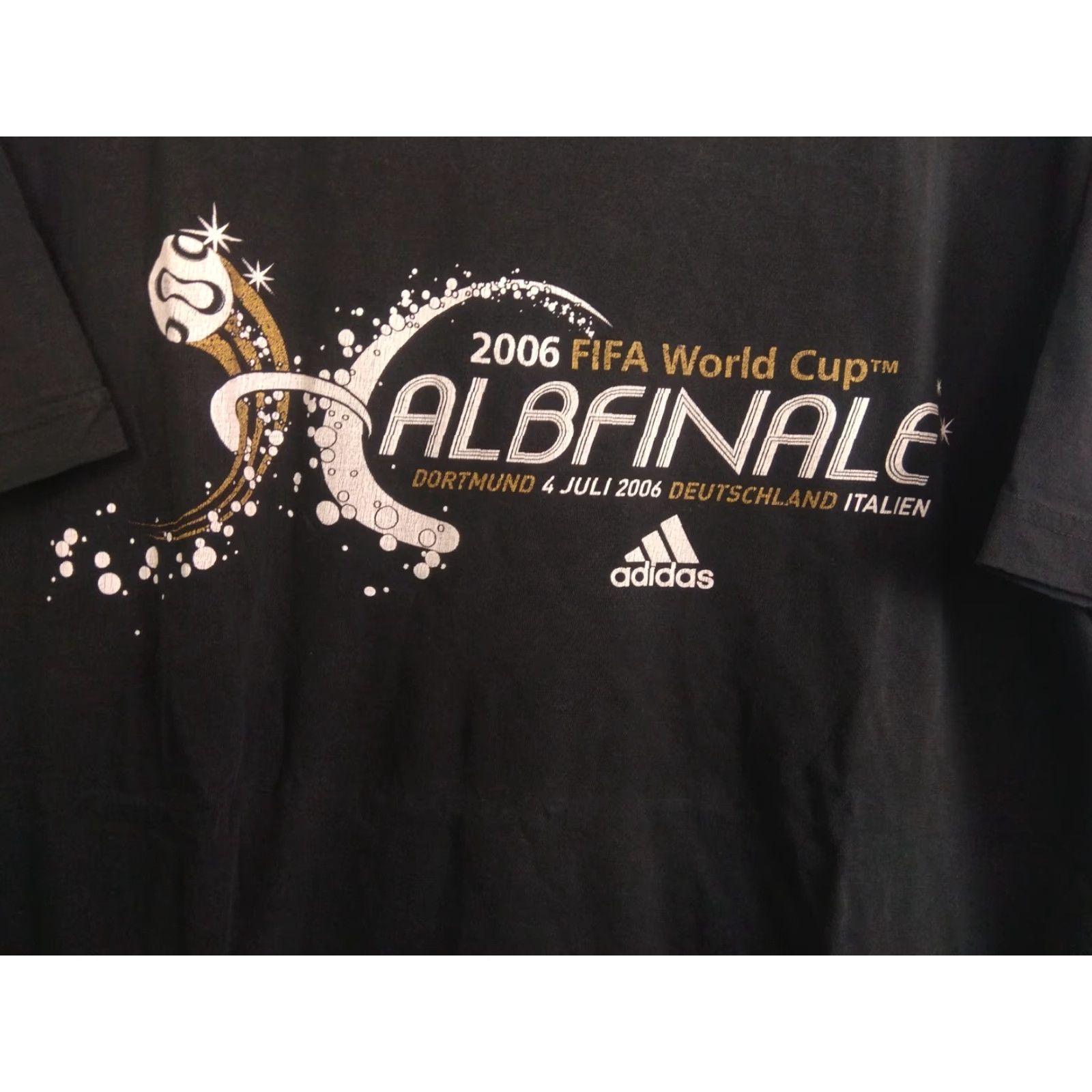 Adidas adidas World Cup 2006 Jersey L Shirt Mens Vintage Black Size US L / EU 52-54 / 3 - 3 Thumbnail
