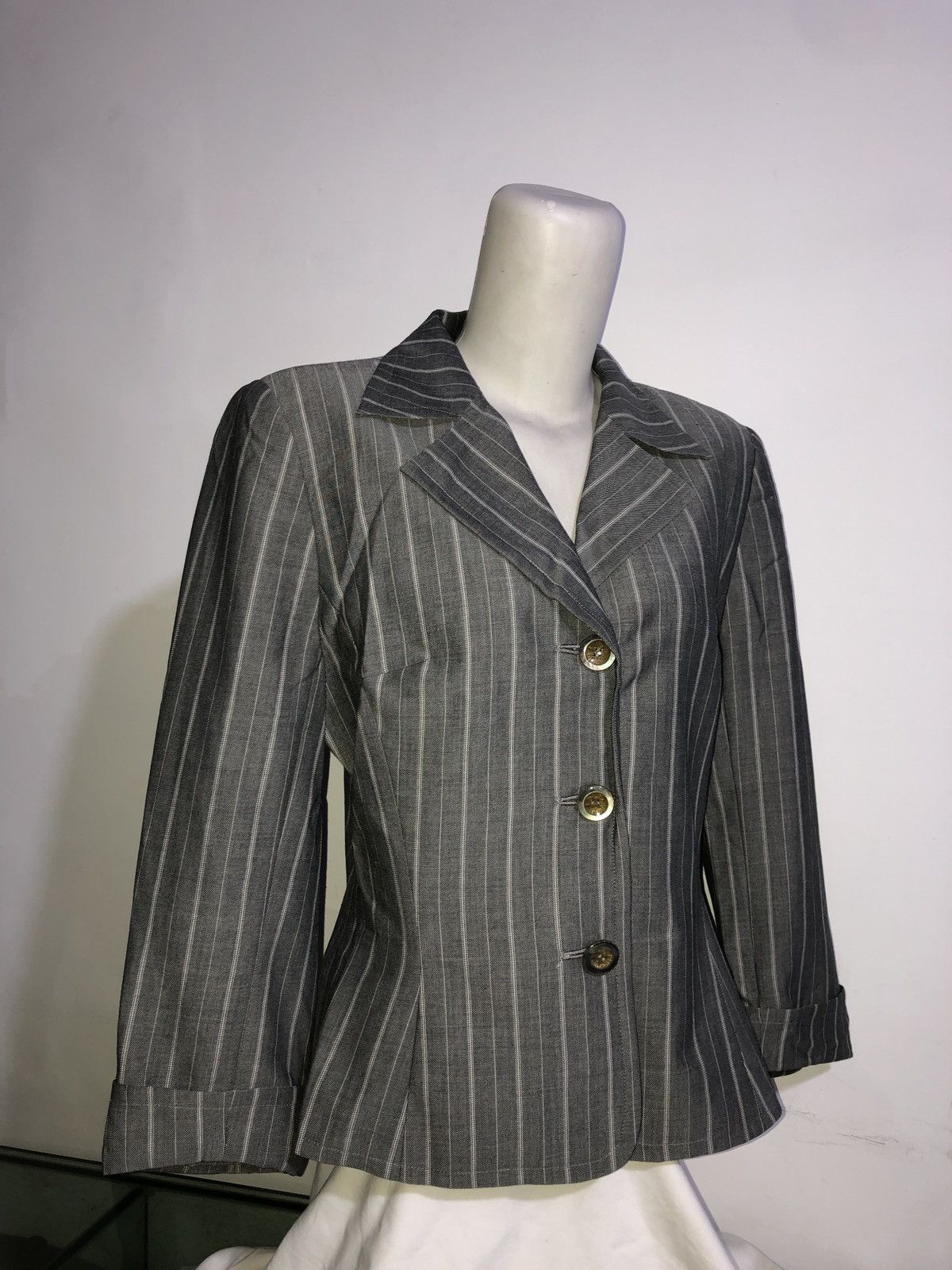 Balenciaga × Designer × Vintage ⚡️offer⚡️BALENCIAGA UNIFORMES BLAZER Size S / US 4 / IT 40 - 2 Thumbnail