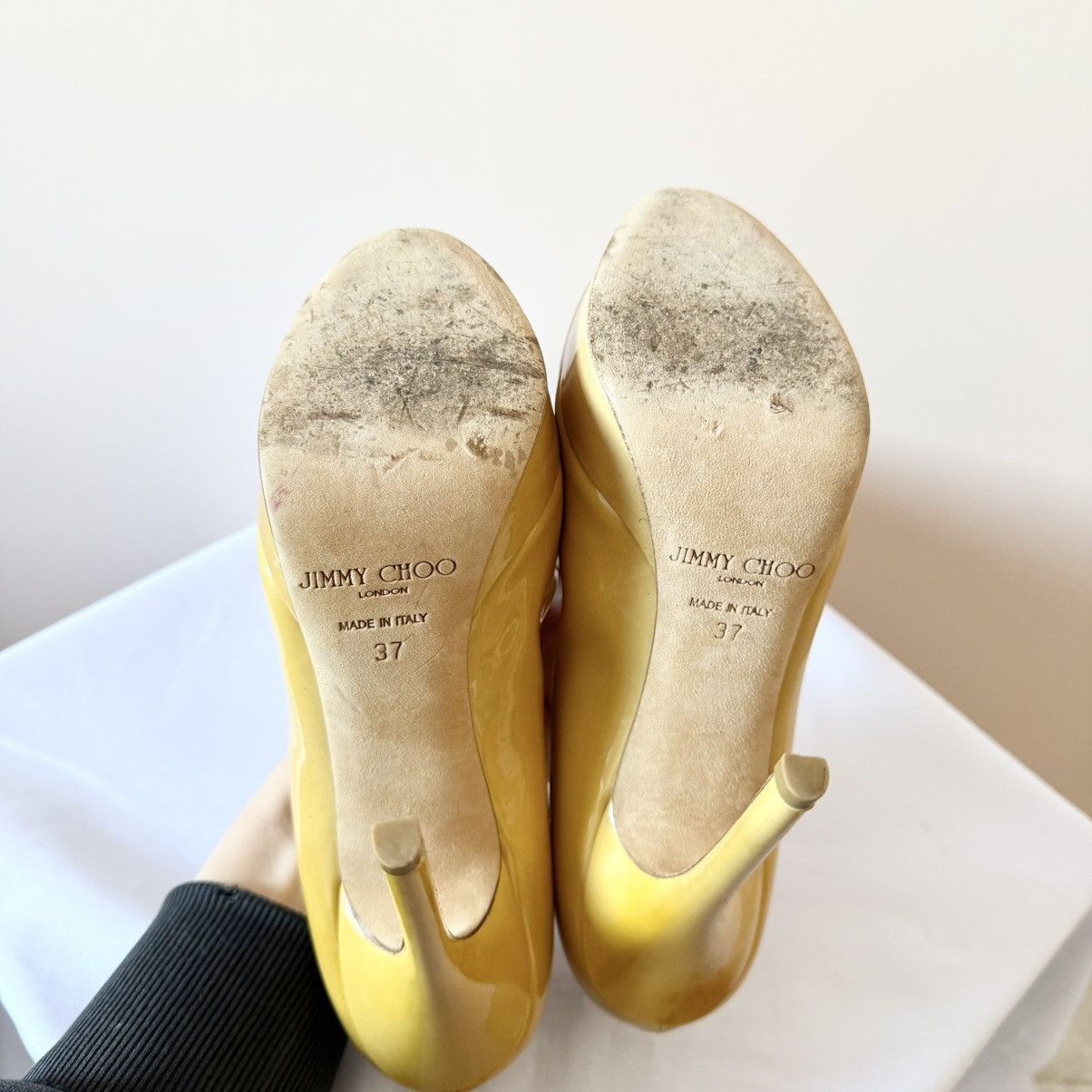 Jimmy Choo Jimmy Choo Patent Leather Alex Platform Pumps Size 7 Size US 7 / IT 37 - 11 Thumbnail