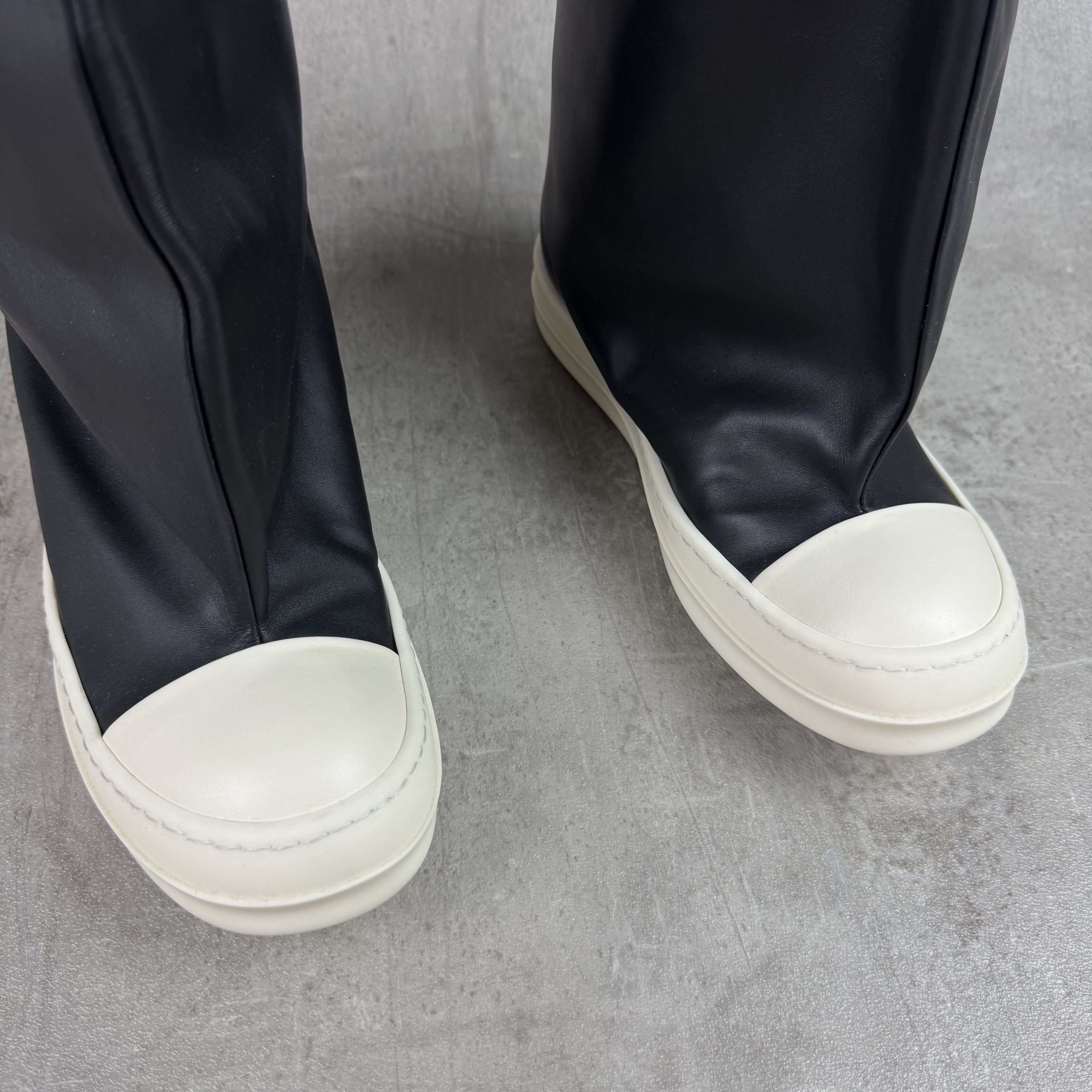 Rick Owens RICK OWENS Oblique Ramones Thigh High Flared Sneakers Boots Size US 8 / EU 41 - 10 Thumbnail