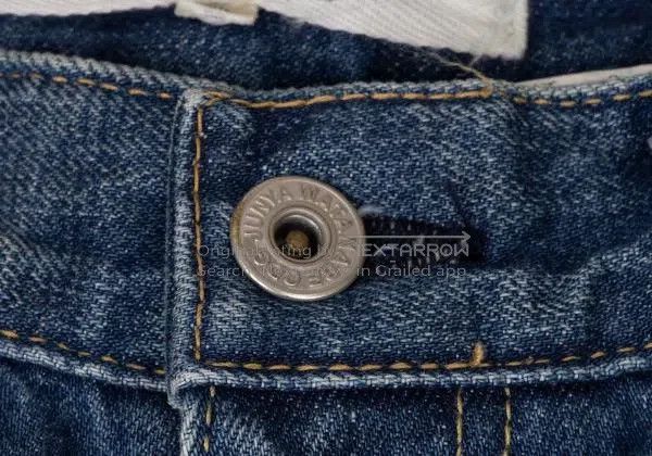 Junya Watanabe Junya Watanabe size S Denim lace patched skirt Size 23" - 2 Thumbnail