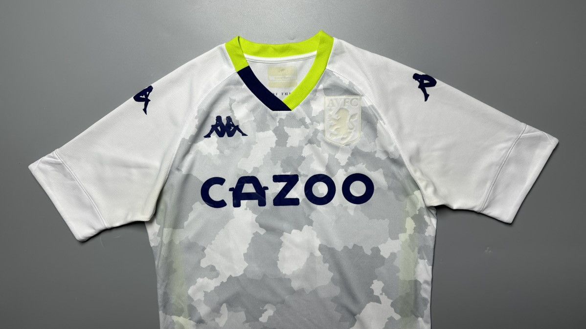 Kappa ASTON VILLA KAPPA 2020/2021 SOCCER THIRD JERSEY #10 GREALISH Size US M / EU 48-50 / 2 - 3 Thumbnail