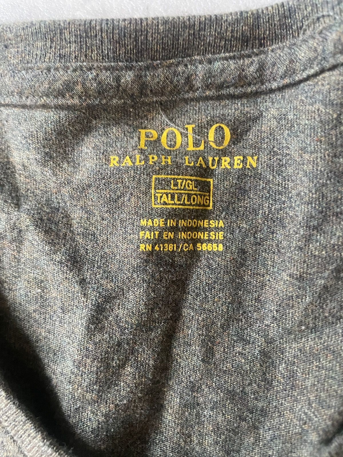 Polo Ralph Lauren Men’s Large Tall Polo Ralph Lauren Classic Fit Crew Neck Size US L / EU 52-54 / 3 - 3 Thumbnail
