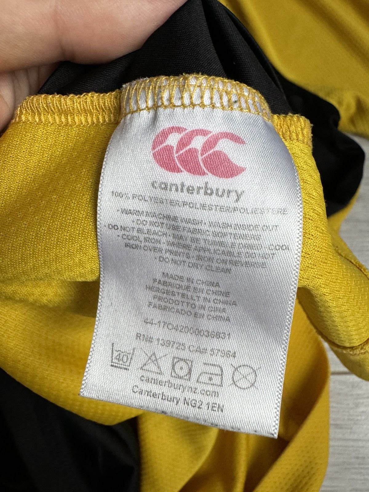 Canterbury of New Zealand × Vintage Jersey Canterbury of New Zealand Bath Rugby Shirt Size US XL / EU 56 / 4 - 4 Thumbnail
