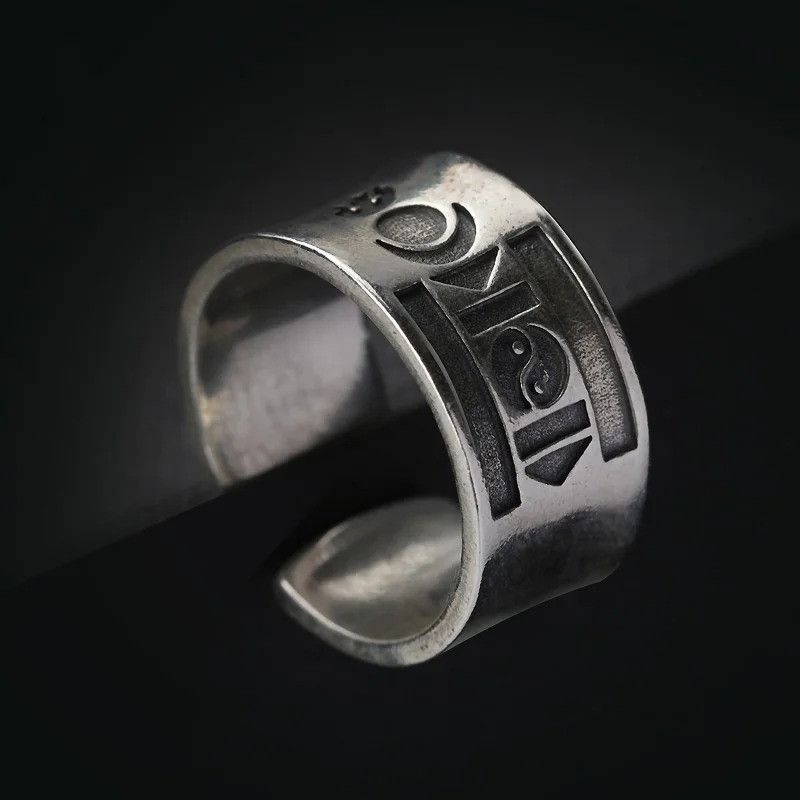 Jewelry × Vintage Gothic Open Ring Size ONE SIZE - 4 Thumbnail
