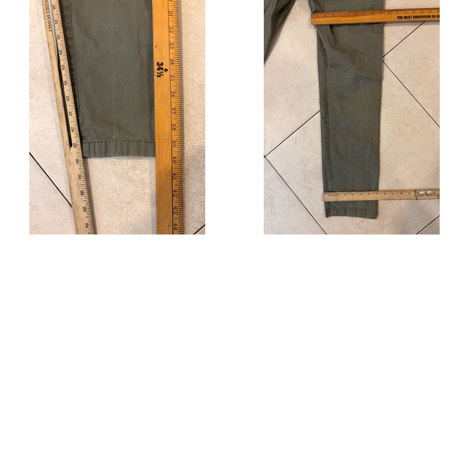 Nordstrom Nordstrom Ballard Slim Fit Pants Men's 33 Green Chino Casual Workwear Size US 33 - 8 Thumbnail