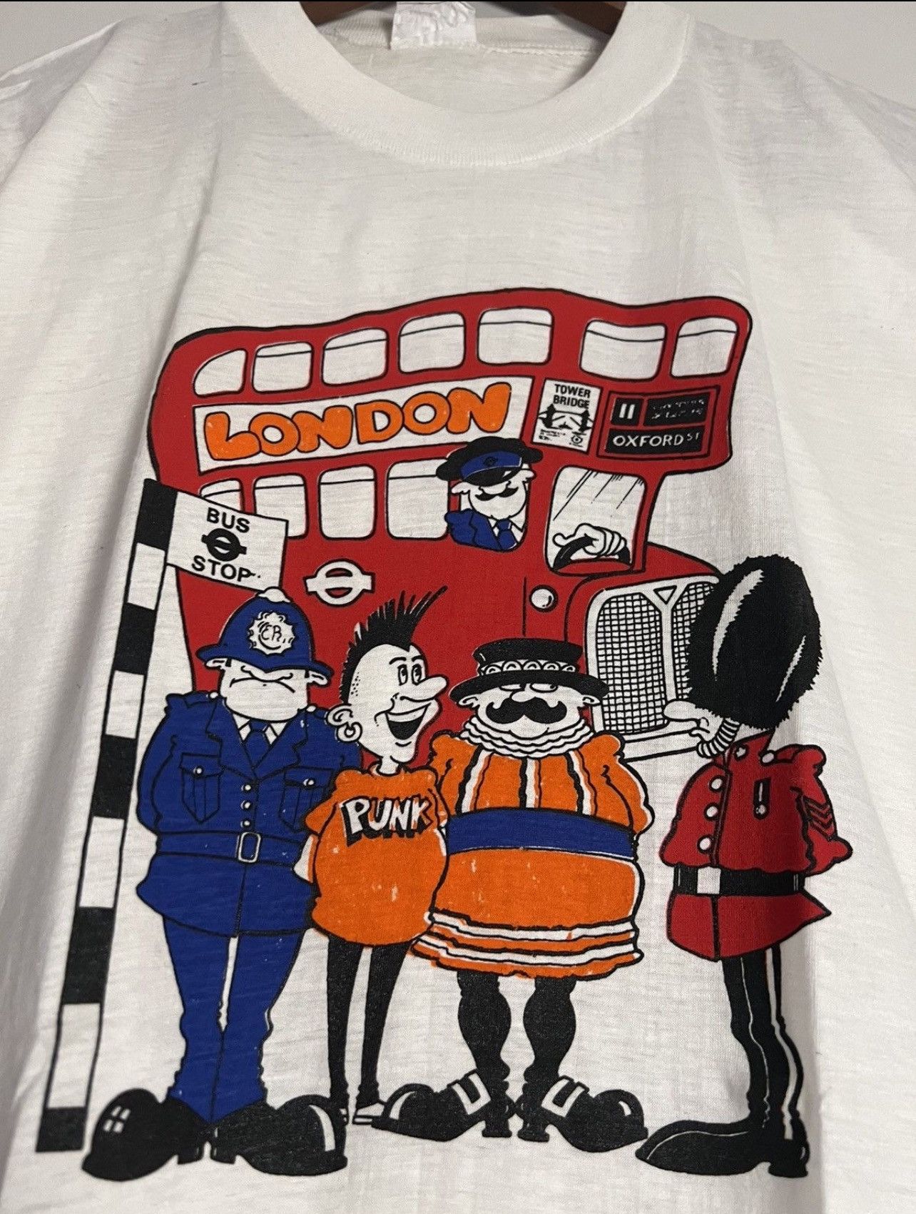 Band Tees × Levi's Vintage Clothing × Vintage 70s/80s Punk 🇬🇧London🇬🇧 Memorabelia tee Size US M / EU 48-50 / 2 - 6 Thumbnail