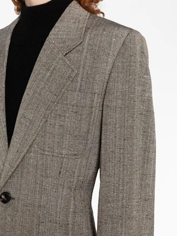 Bottega Veneta o1y0725 Blazer in Brown Size M / US 6-8 / IT 42-44 - 3 Thumbnail