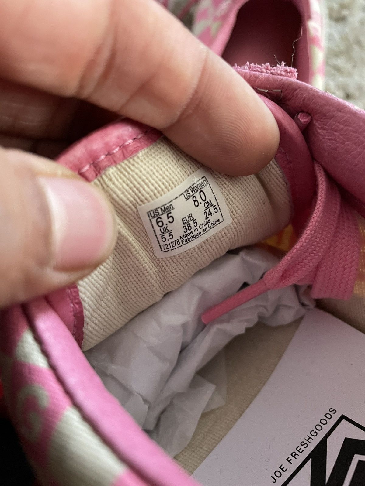 Joe Freshgoods × Vans Vans x ajoefreshgood Honeymoon Stage Size US 6.5 / EU 39-40 - 8 Thumbnail