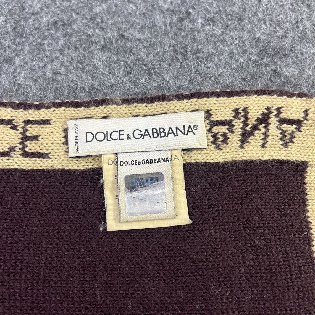Dolce & Gabbana × Vintage Dolce & Gabbana Scarf / Muffler / Neckwear T843 Size ONE SIZE - 8 Thumbnail