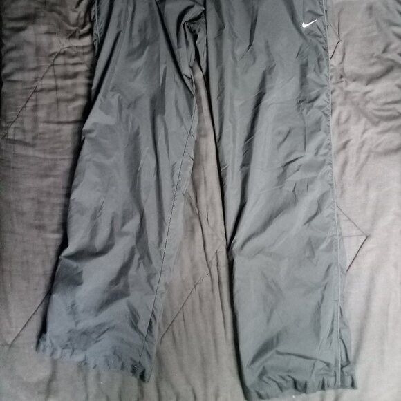 Nike Vintage Y2K Nike Small Swoosh Mesh Lined Wind Pants Joggers Size US 32 / EU 48 - 3 Thumbnail