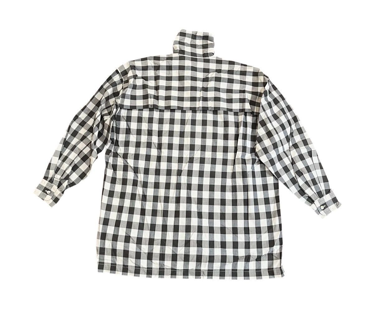 Issey Miyake Vintage issey miyake gingham oversized turtleneck shirt Size US L / EU 52-54 / 3 - 6 Thumbnail