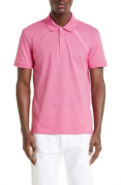 Alexander McQueen o1y1024 Polo Shirt In Pink Size US L / EU 52-54 / 3 - 1 Thumbnail