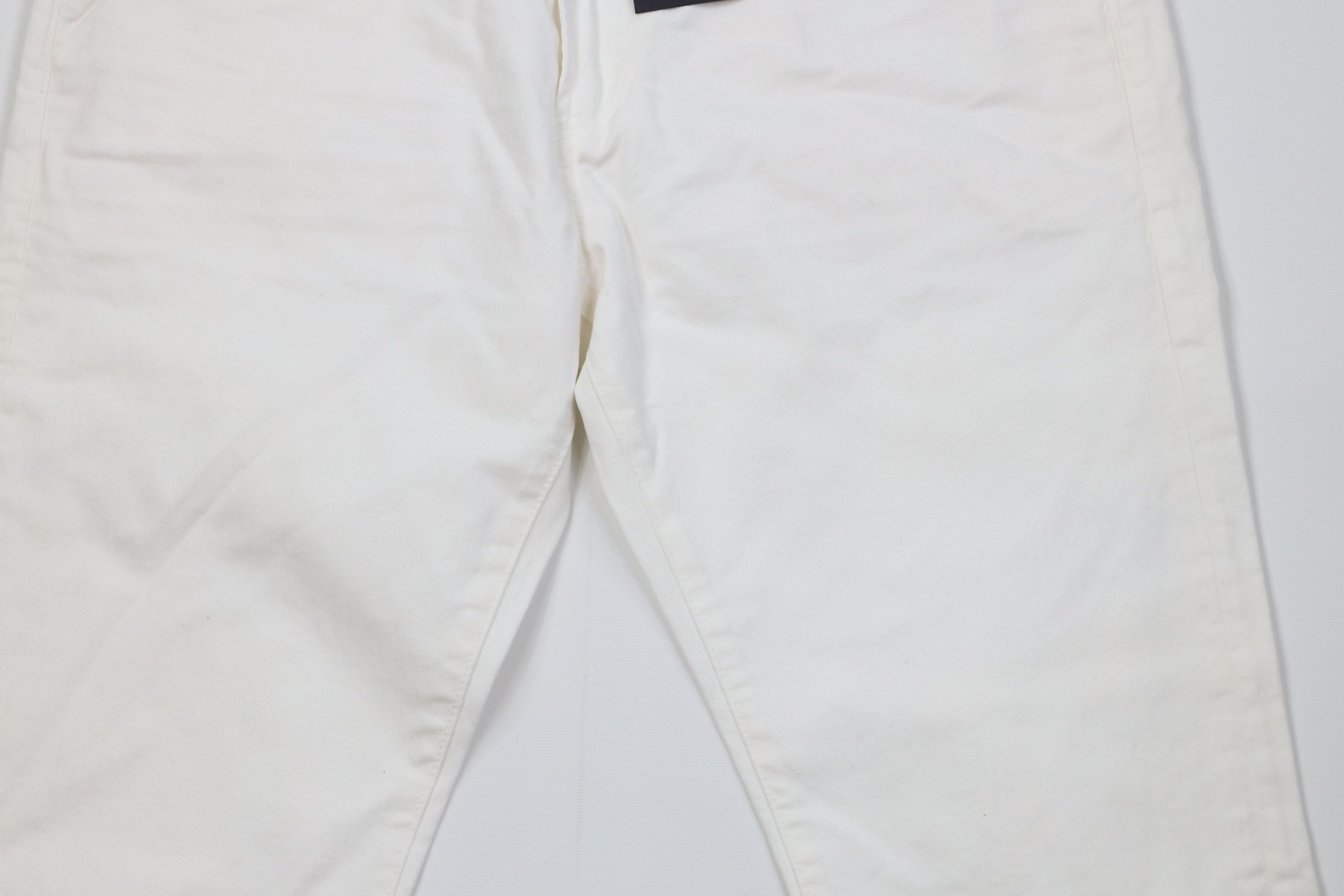 Gap Deadstock Vintage Y2K Gap Straight Leg Denim Jeans White Size US 33 - 3 Thumbnail