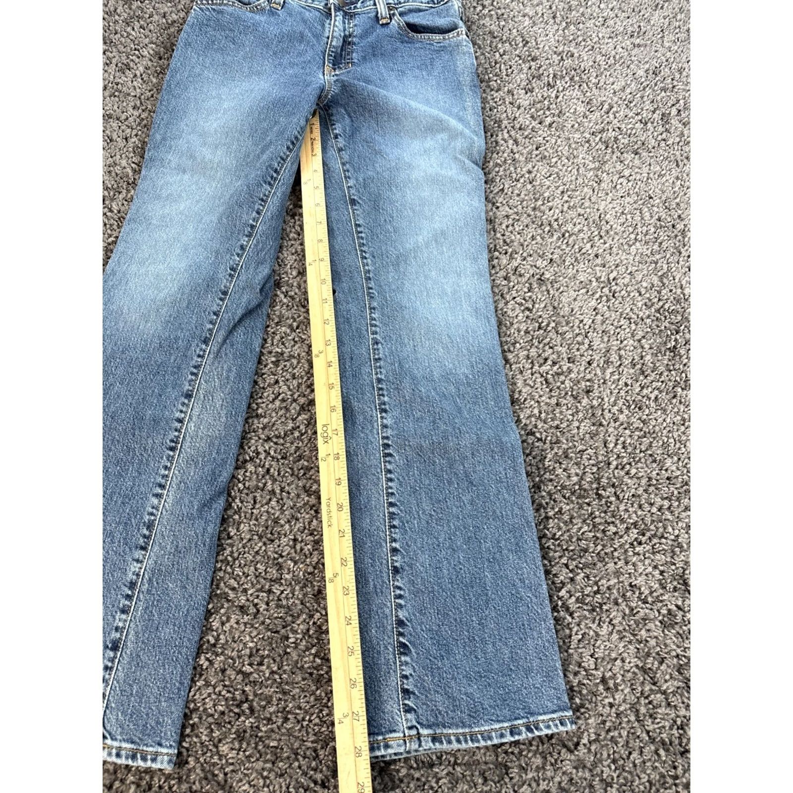 Gap VINTAGE Gap Jeans Womens Bootcut 28x28 Med Wash Mid Rise Y2K Distressed Relaxed Regular Girls? Size 28" / US 6 / IT 42 - 2 Thumbnail