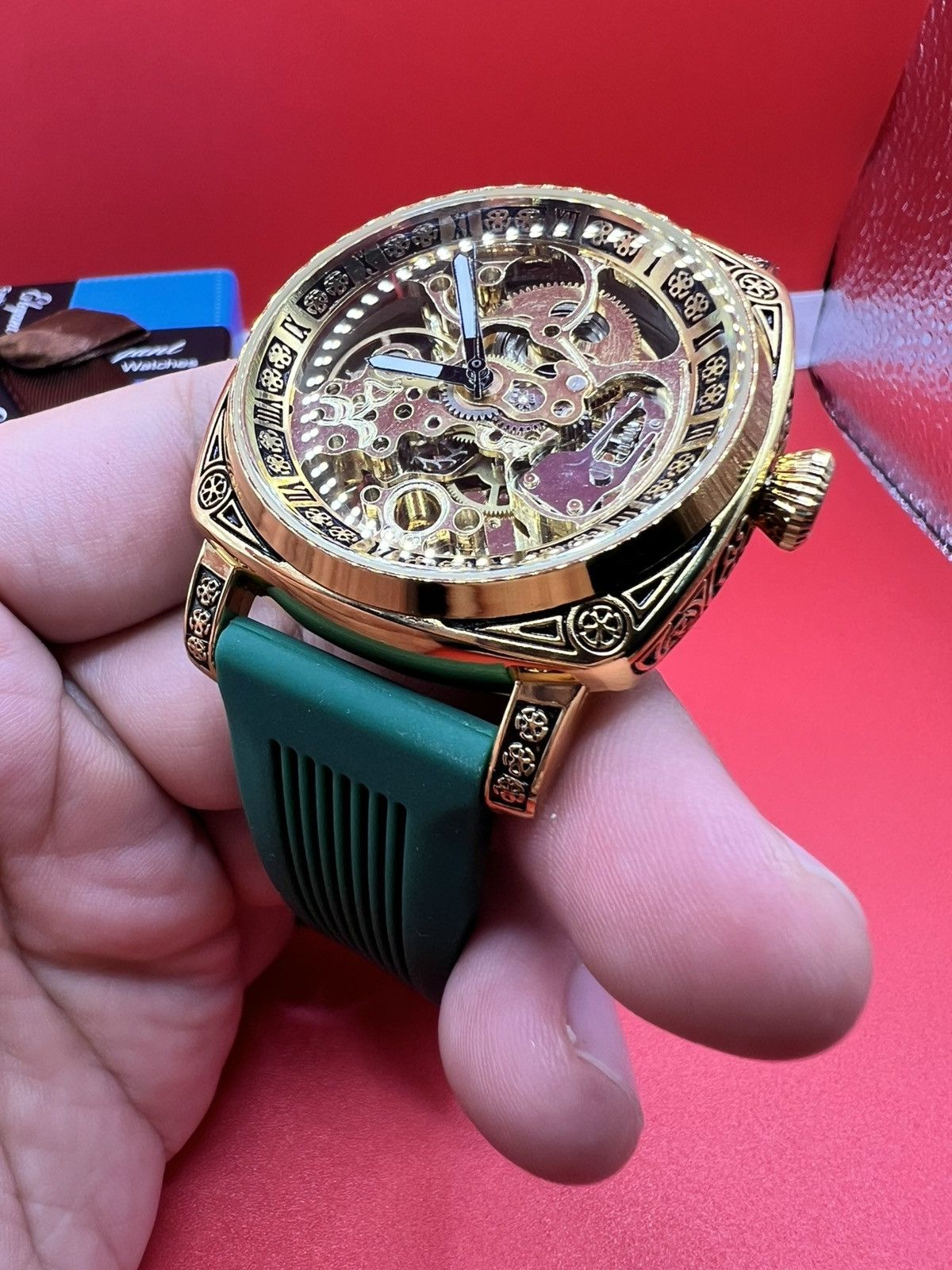 Other Mechanical Men's Watch Retro Style Skeleton Size ONE SIZE - 5 Thumbnail
