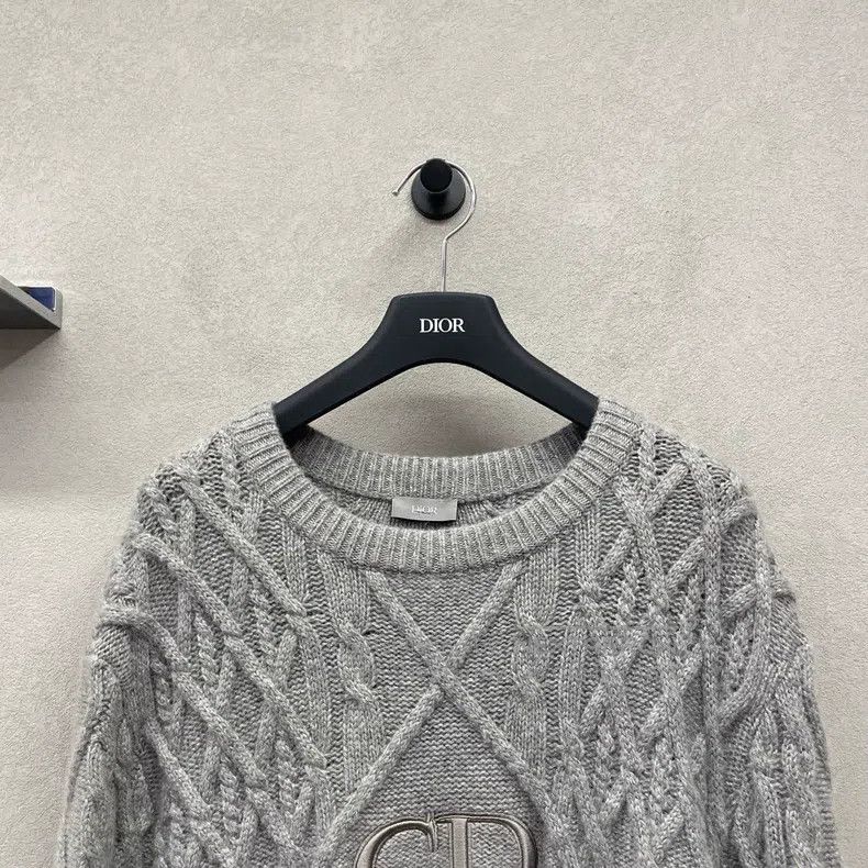 Dior Dior Grey sweater Size US XL / EU 56 / 4 - 4 Thumbnail