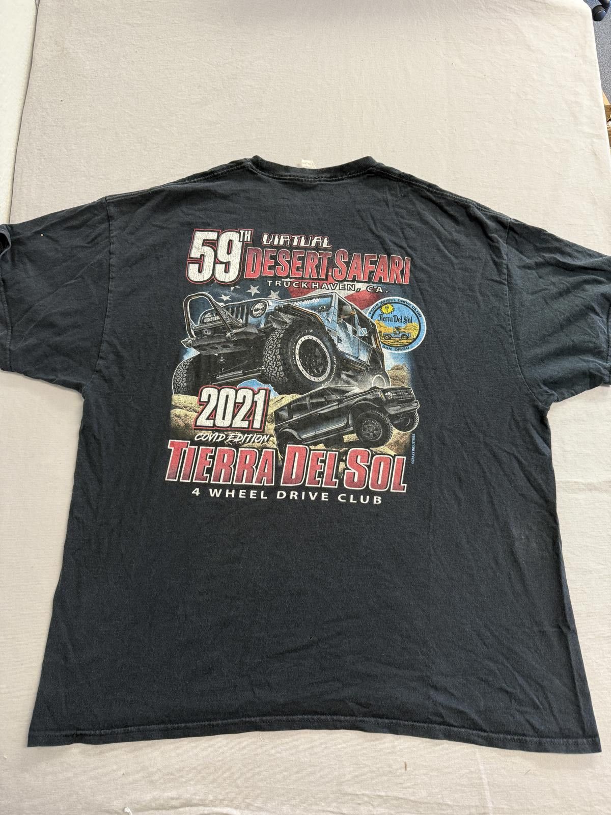 Other Faded Jeep Off-Road T-shirt 59th Virtual Desert Safari 2021 Size US XXL / EU 58 / 5 - 1 Thumbnail