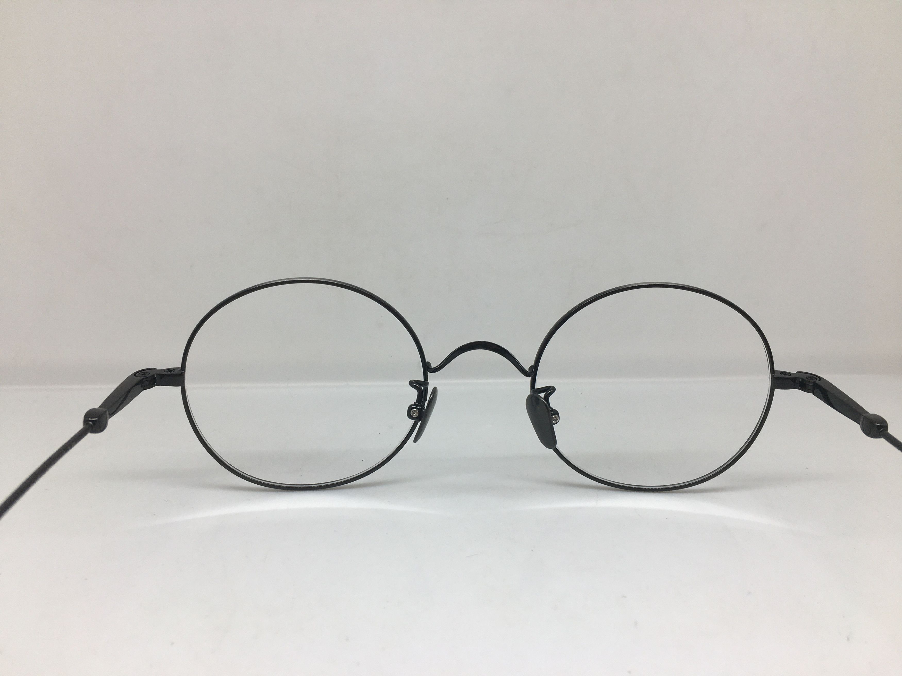 Other Grey Silver Titanium Round Eyeglasses Frame Ivy League Size ONE SIZE - 4 Thumbnail