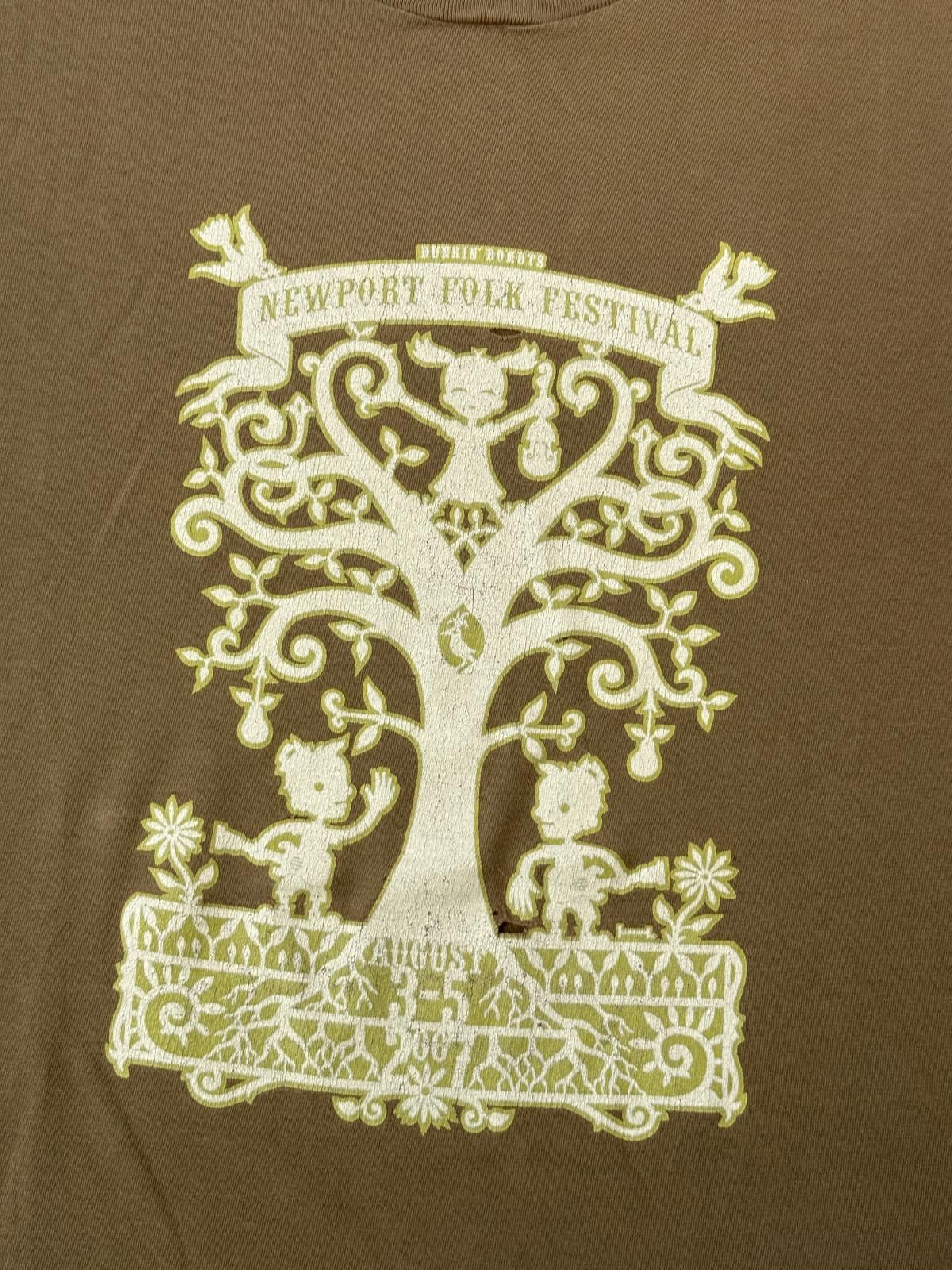 American Apparel The Newport Folk Festival T-shirt 2007 Art Tee - L Size US L / EU 52-54 / 3 - 3 Thumbnail