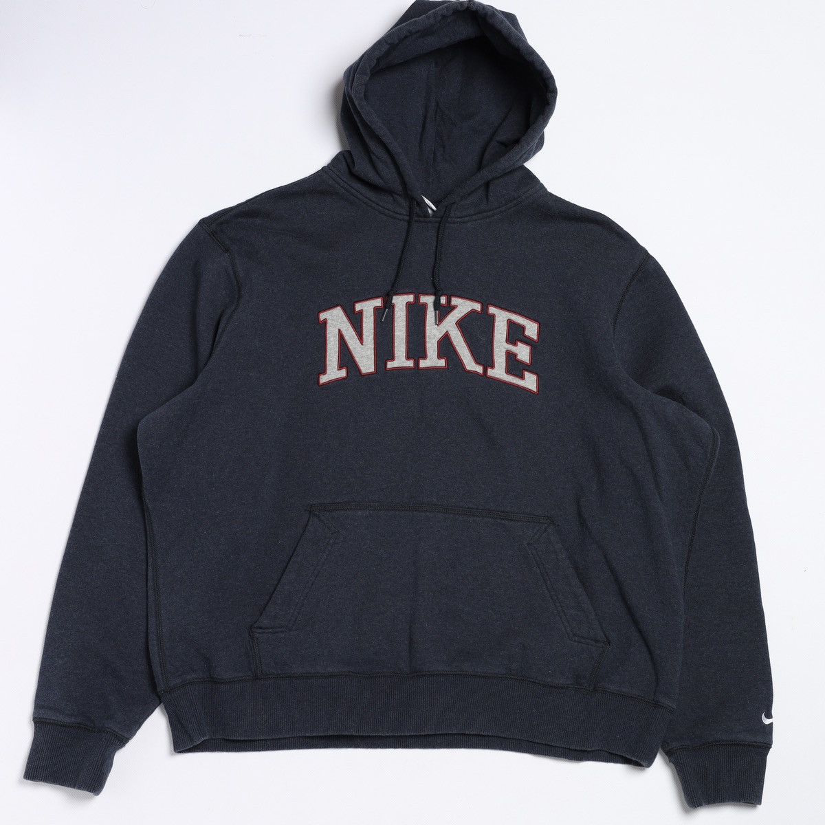 Nike Vintage Nike Center Logo Swoosh Hoodie Size US XXL / EU 58 / 5 - 1 Thumbnail