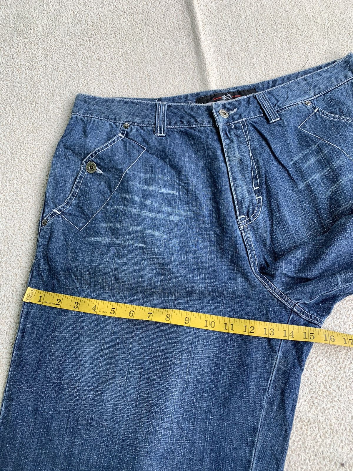 Vintage vtg 00s majah flavah baggy short pants Size US 36 / EU 52 - 15 Thumbnail