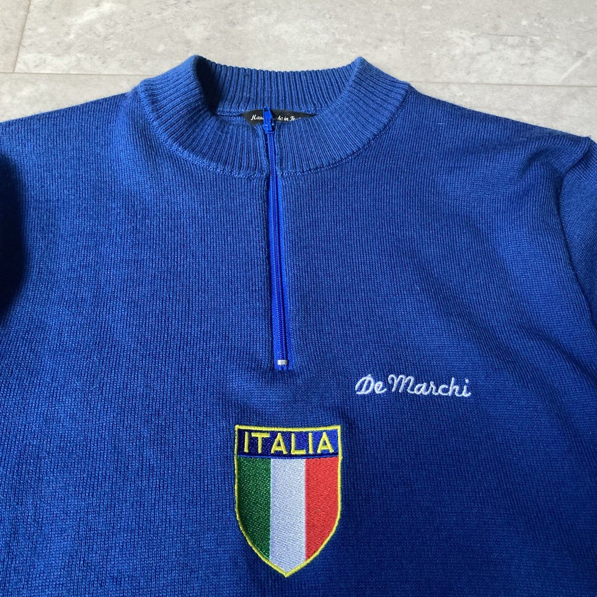 Vintage vintage de marchi italia handmade cycling sweater Size US L / EU 52-54 / 3 - 3 Thumbnail