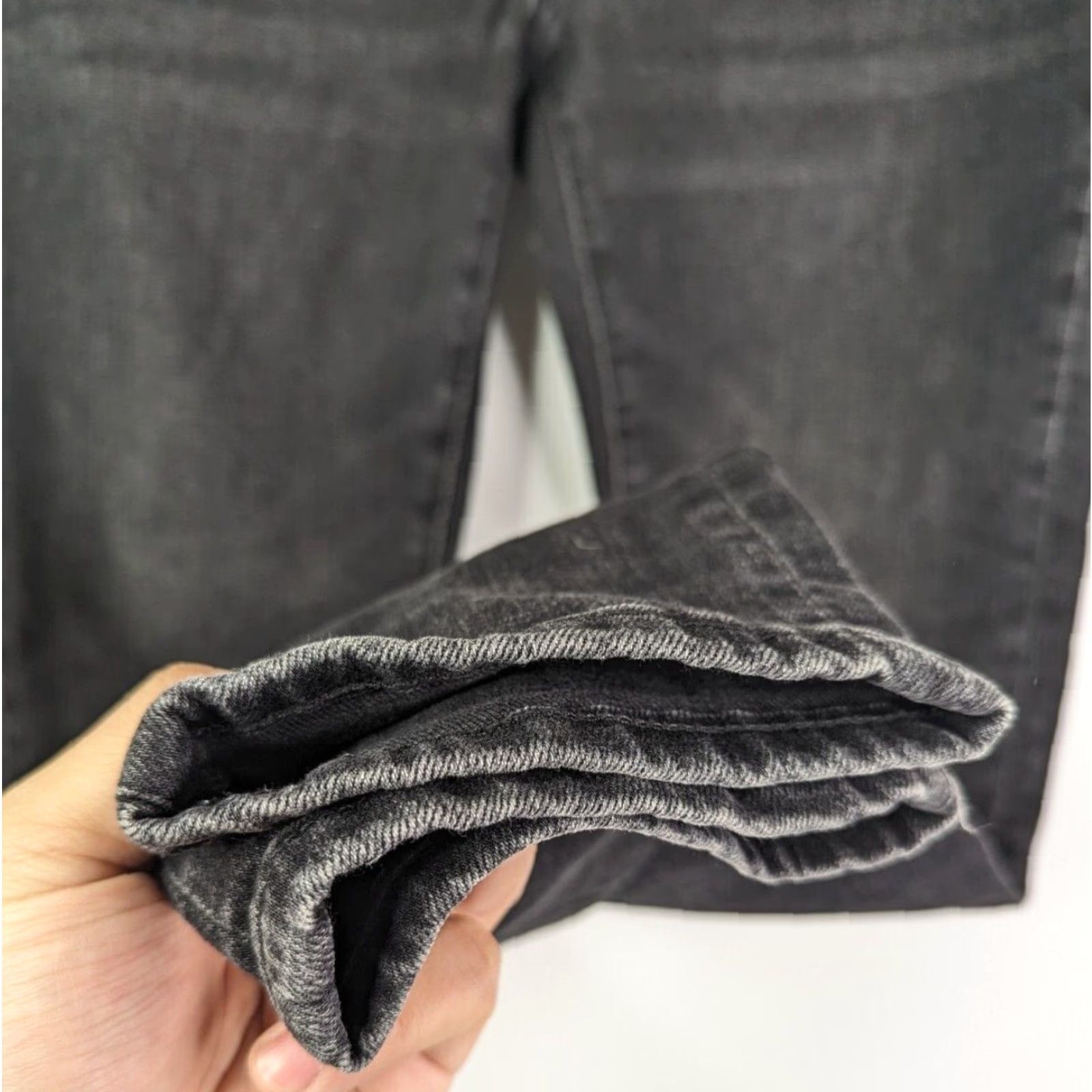 American Eagle Outfitters American Eagle Outfitters Jeans Slim 28x28 Black Denim 5-Pocket Slim Straight Mens Pants Size US 28 / EU 44 - 3 Thumbnail