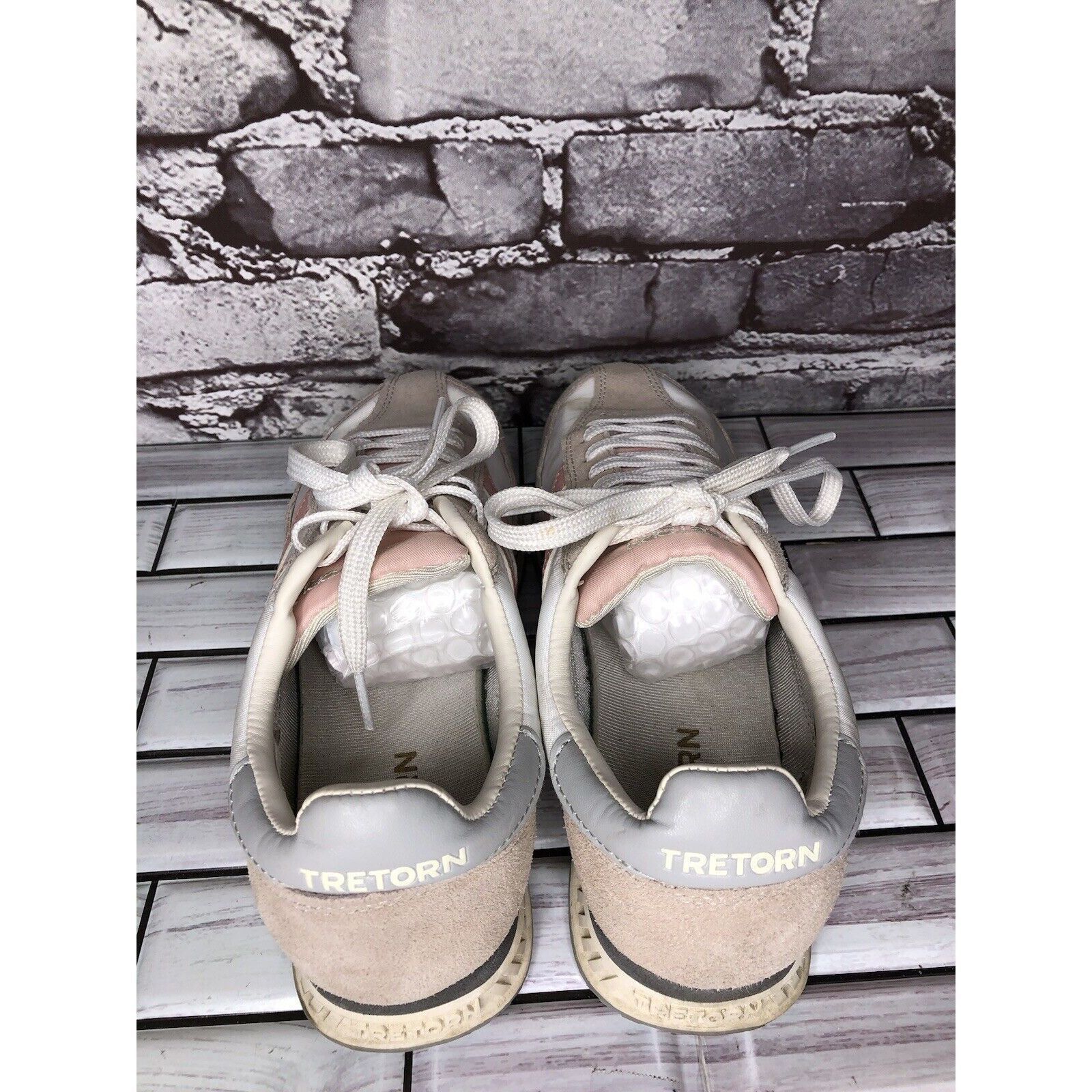 Tretorn Tretorn Rawlins Pink White Colorblock Lace Up Low Sneakers W Size US 8 / IT 38 - 13 Thumbnail