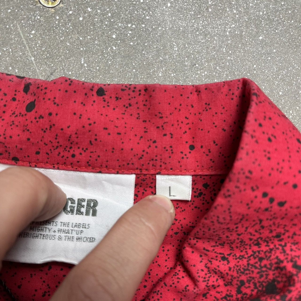 If Six Was Nine × Japanese Brand × Le Grande Bleu (L.G.B.) Badger Japanese Brand Shirt punk Size US L / EU 52-54 / 3 - 3 Thumbnail