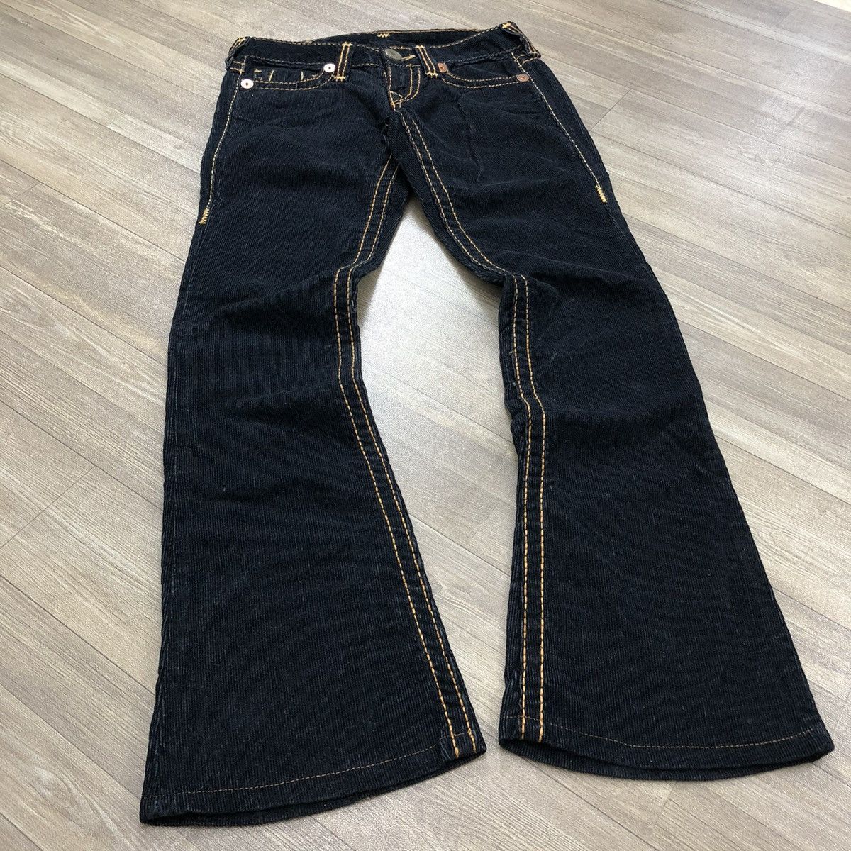 True Religion × Vintage Y2K Vintage True Religion Flared Courduroy Bootcut Pants Size 26" / US 2 / IT 38 - 15 Thumbnail
