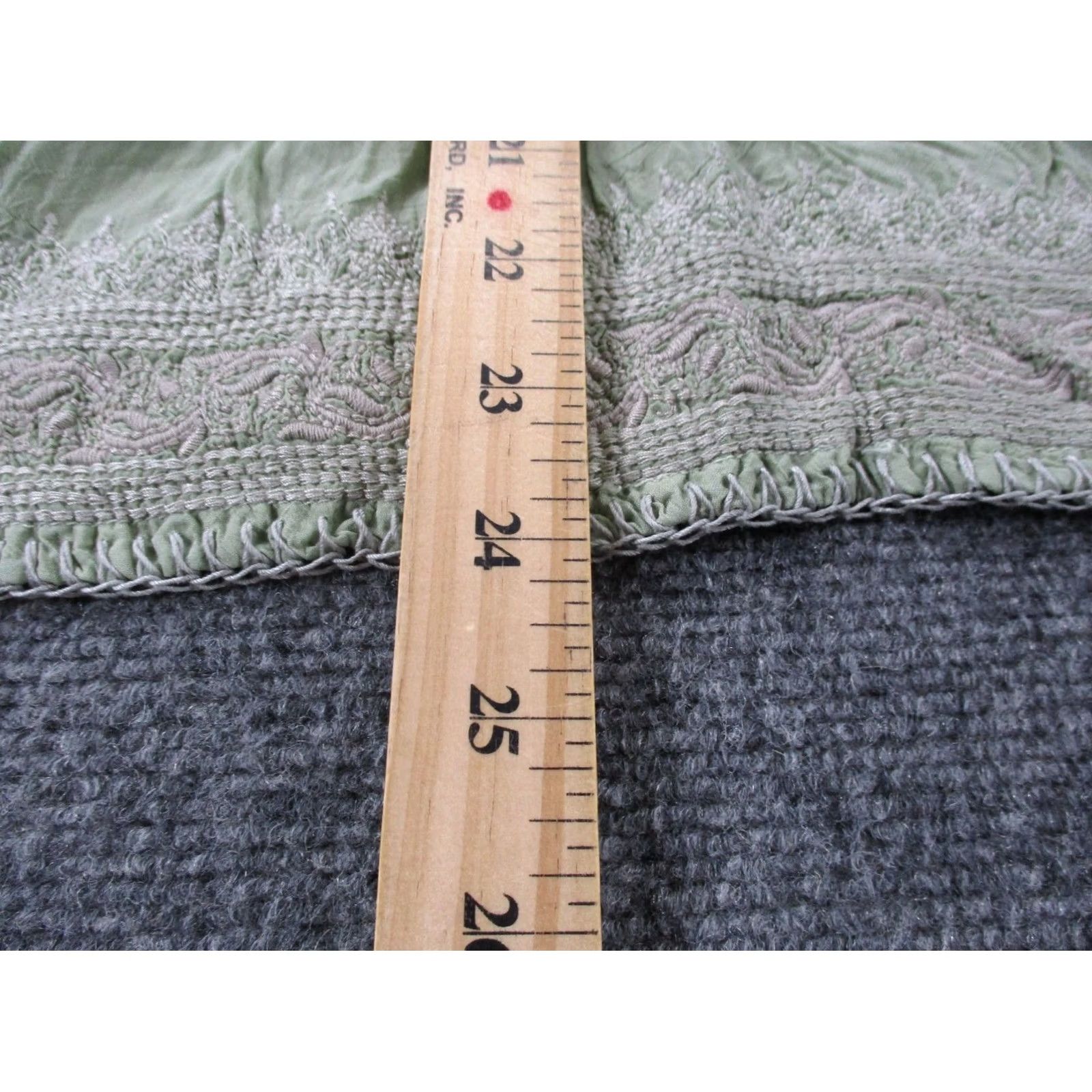 Johnny Was Johnny Was Shirt Womens S Green Rayon Embroidered Blouse Top Oversized Flowy Size S / US 4 / IT 40 - 4 Thumbnail