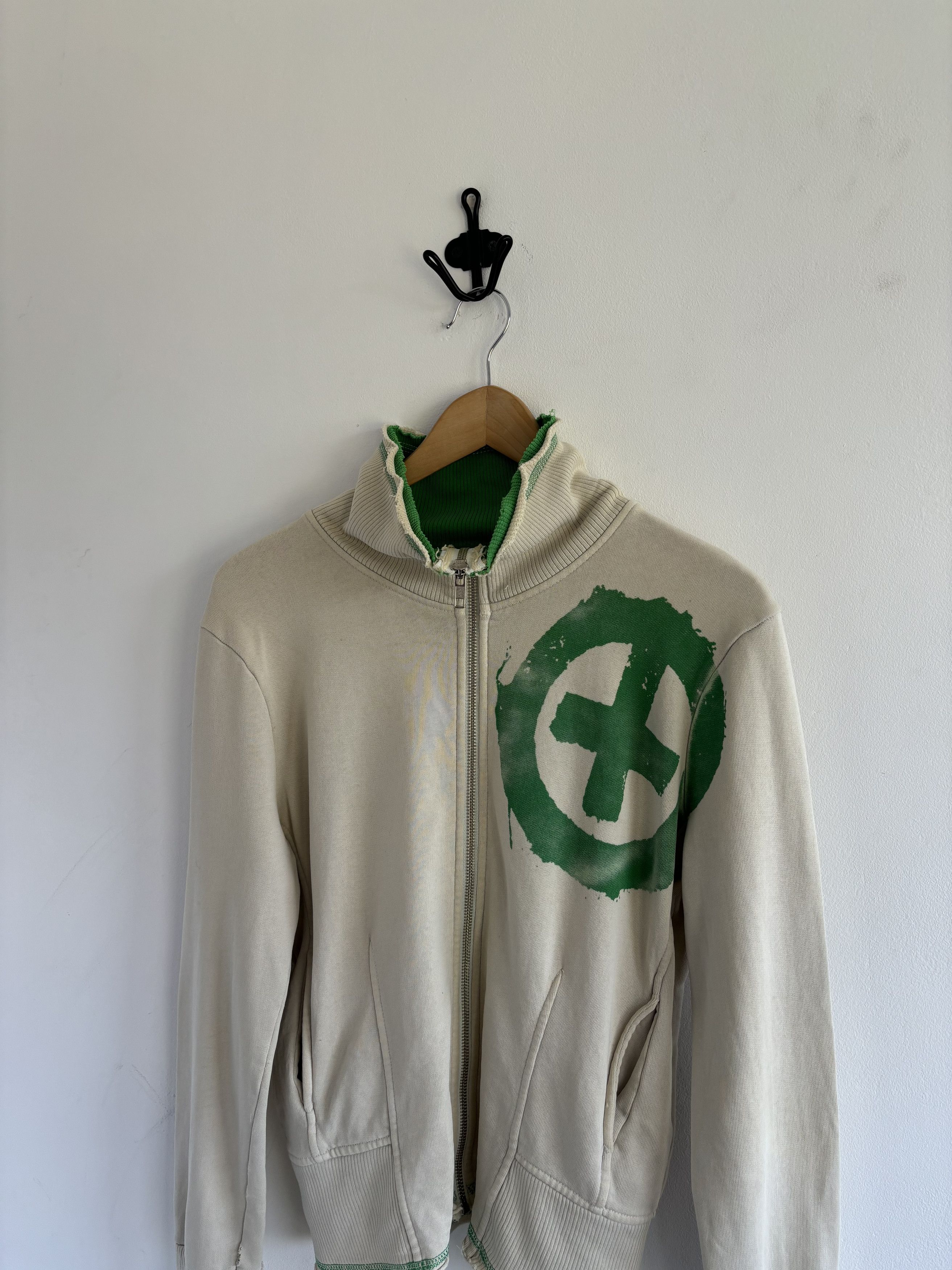 Japanese Brand Vintage KUYICHI Japanese Zip Cropped Disressed Jacket Size US M / EU 48-50 / 2 - 2 Thumbnail