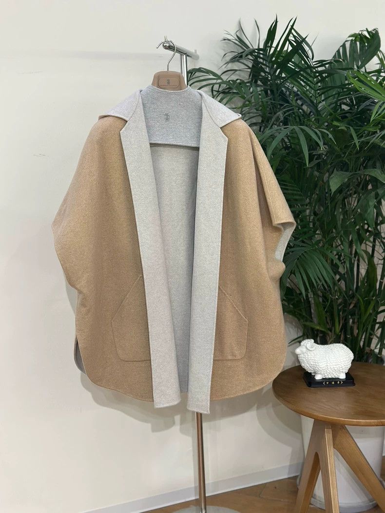 Loro Piana LORO PIANA Double-faced cloak jacket Size S / US 4 / IT 40 - 1 Thumbnail