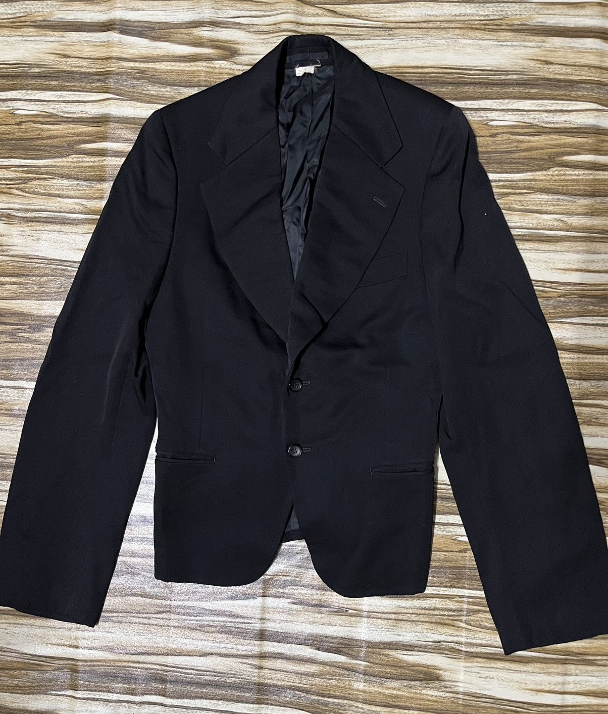 Comme des Garcons Homme Plus 🇯🇵CdG gothic blazer suit two button elongated sleeves Size 38L - 8 Thumbnail