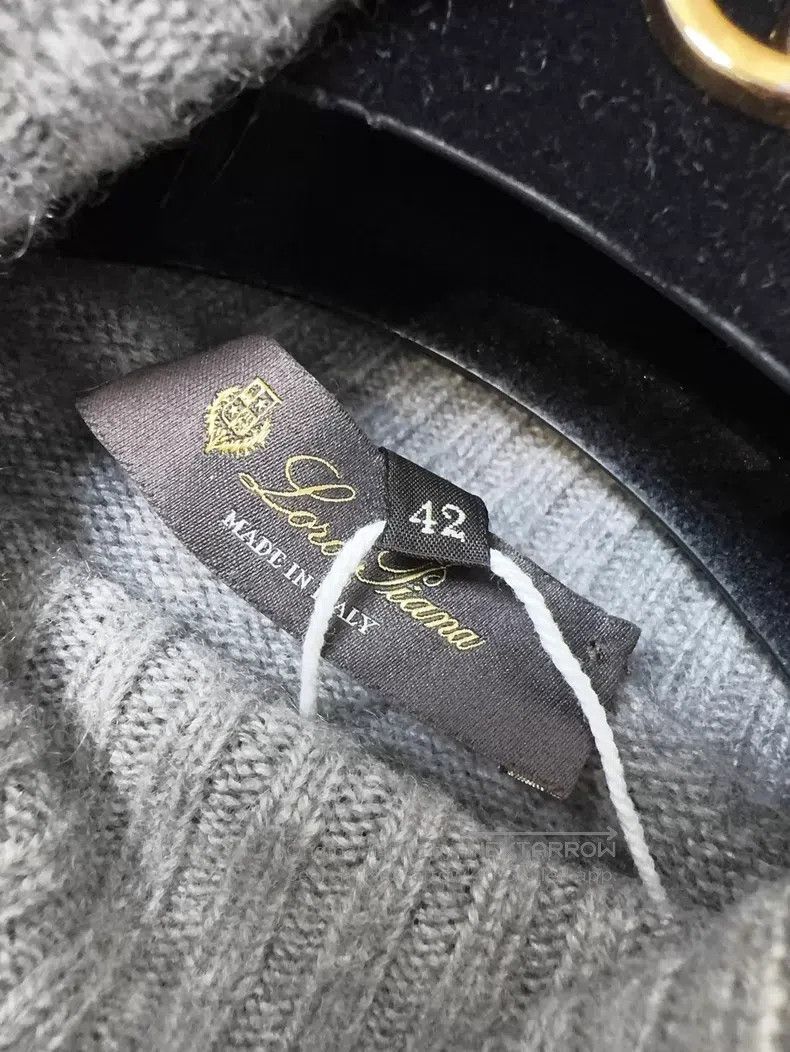 Loro Piana Loro Piana Gray High-Neck Knit Top Size S / US 4 / IT 40 - 7 Thumbnail