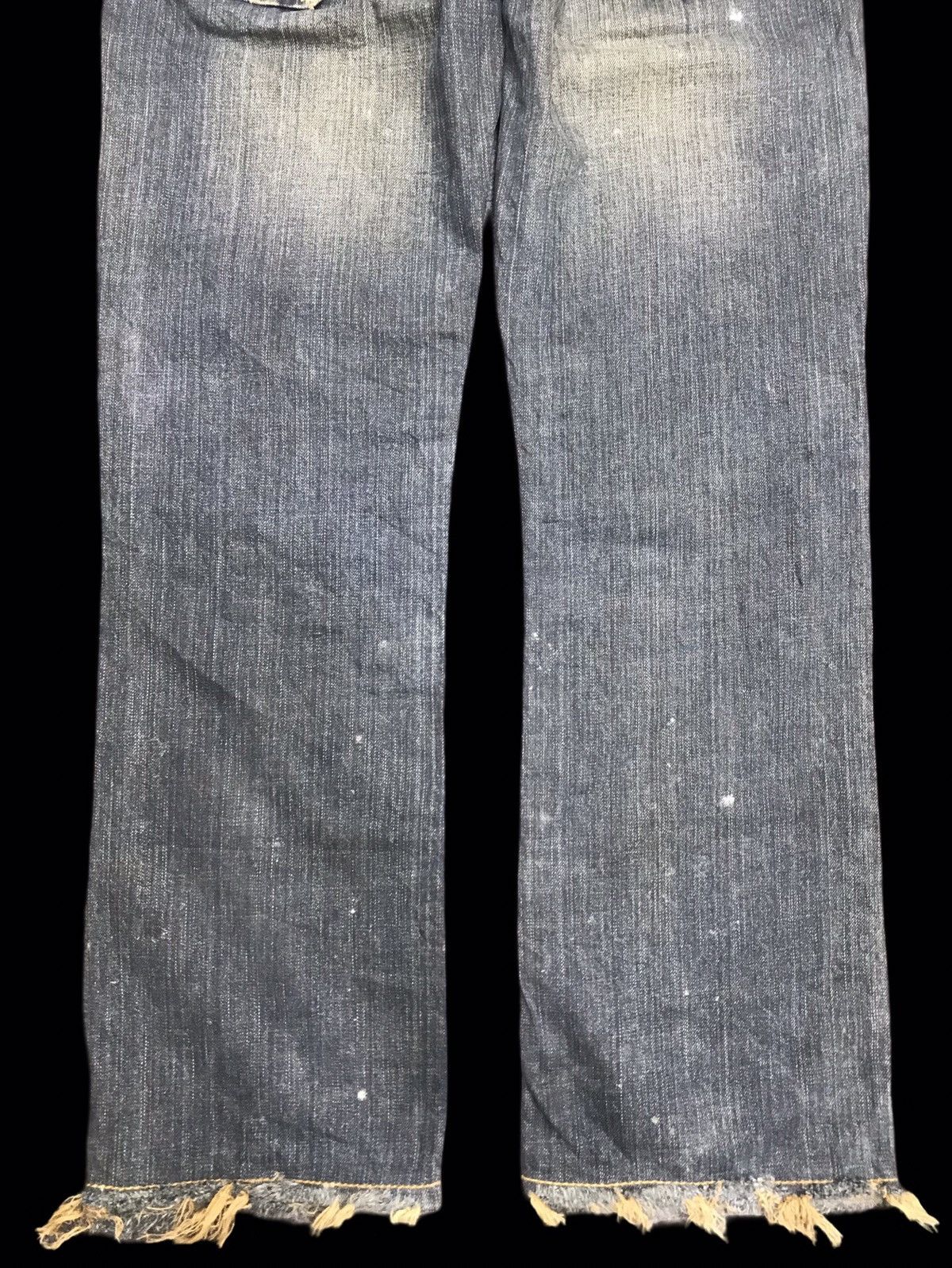 Seditionaries 💥90s Style💥Stitch Rusty Wash Distressed Denim F126 Size US 31 - 2 Thumbnail
