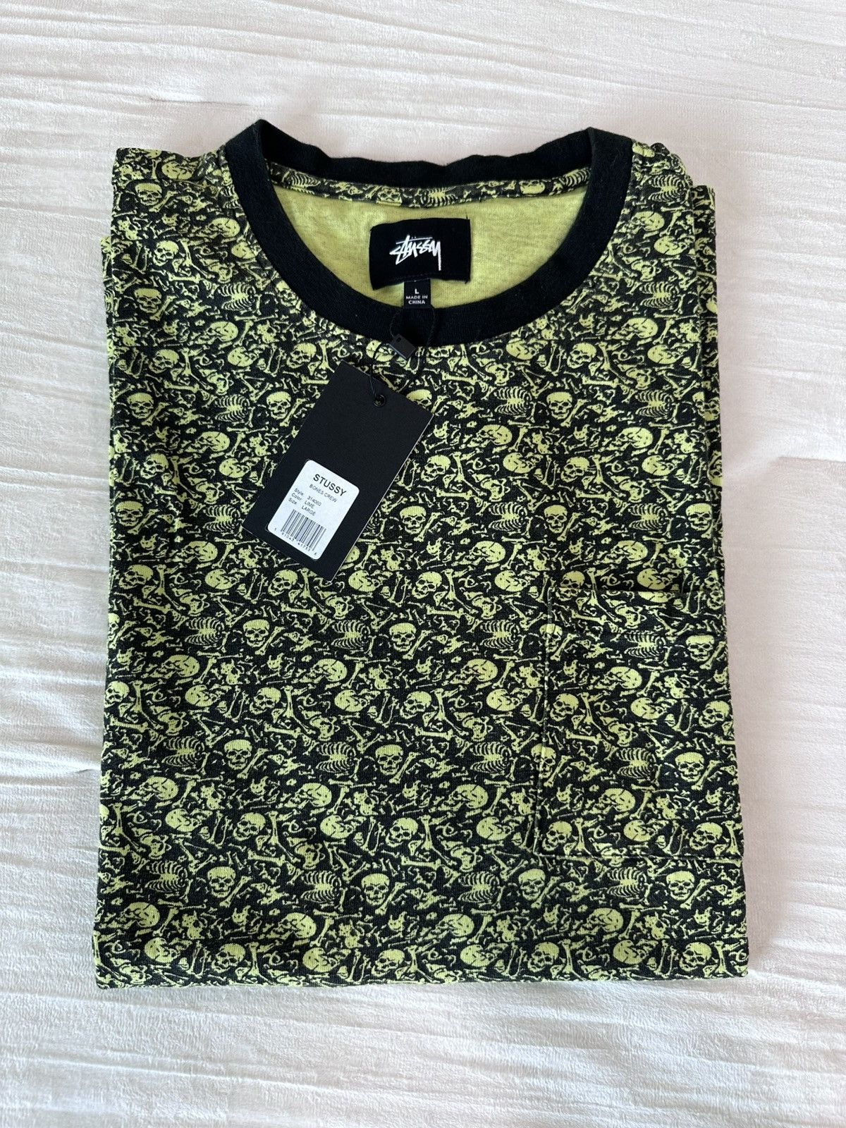 Stussy Stussy Vintage Bones Crew T-shirt Size US L / EU 52-54 / 3 - 4 Thumbnail