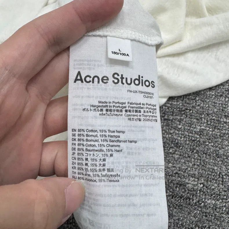 Acne Studios Acne Studios Mud-Dyed Distressed Long-Sleeve Top Size US L / EU 52-54 / 3 - 4 Thumbnail