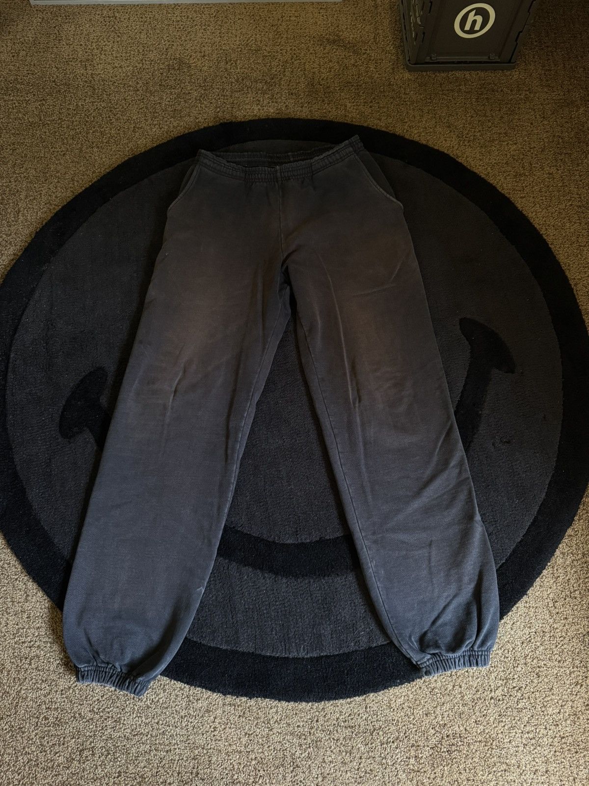 Los Angeles Apparel LAA Faded Black Sweatpants M Size US 32 / EU 48 - 1 Thumbnail