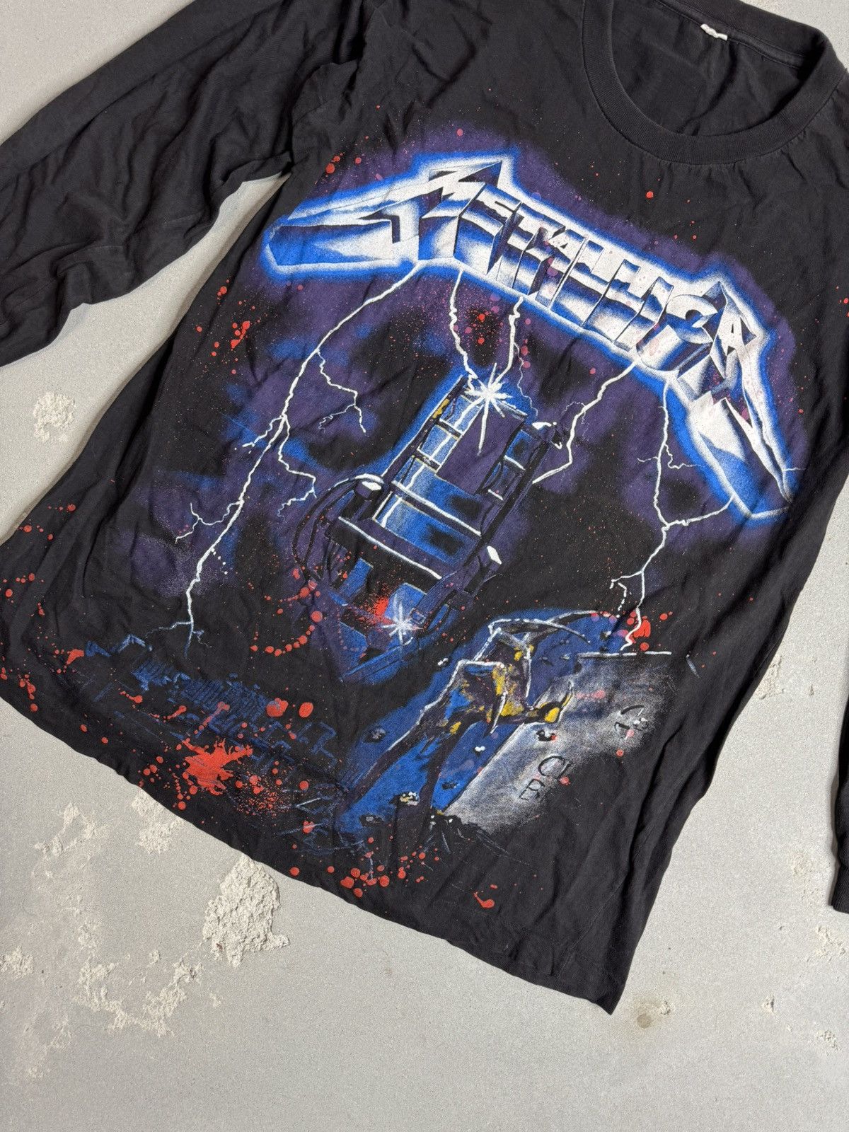 Band Tees × Metallica × Vintage Metallica All Over Print Long sleeve US Made Size US L / EU 52-54 / 3 - 3 Thumbnail